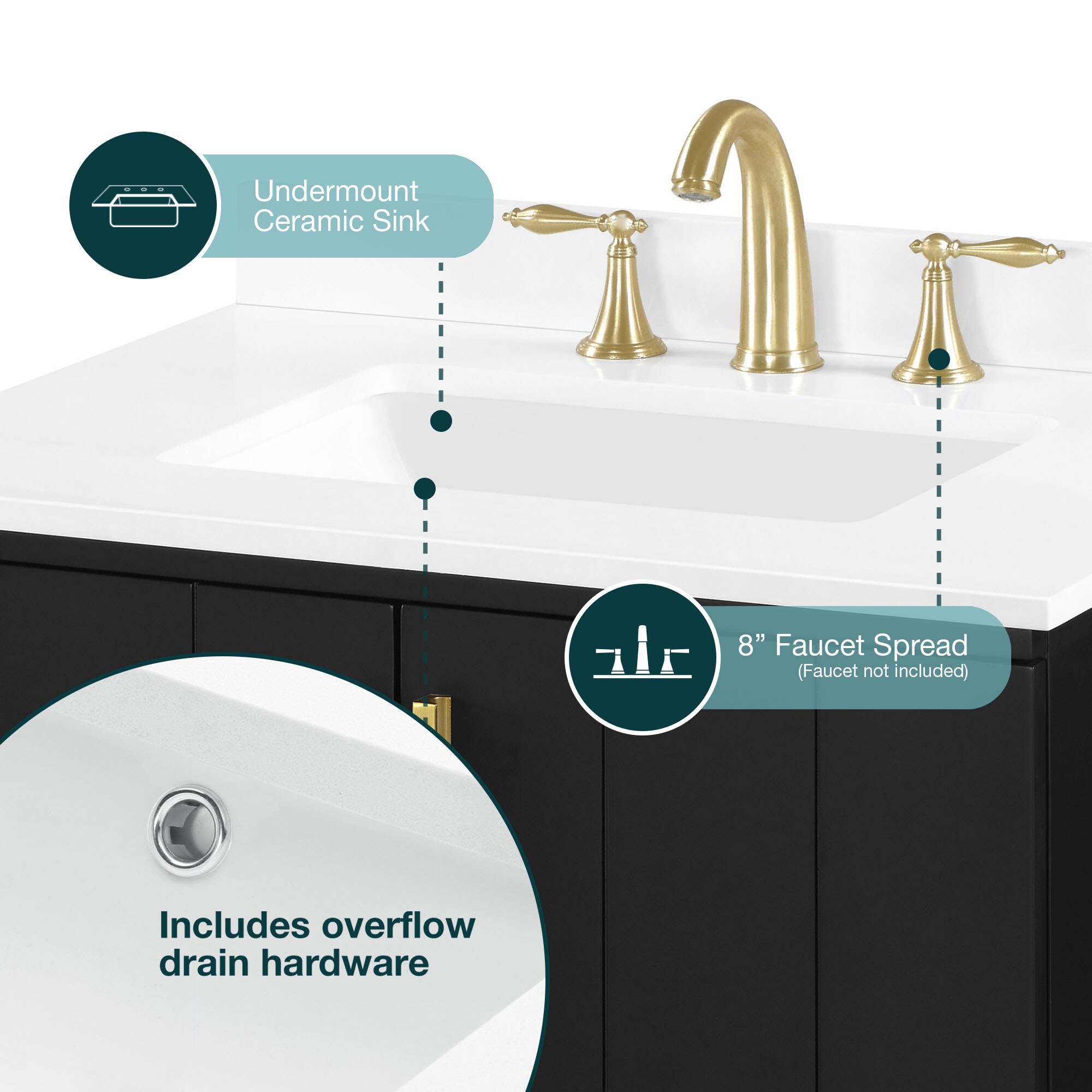Origin 21 VIVIENNE 30TB Bath-Vanity-Combo - View #5