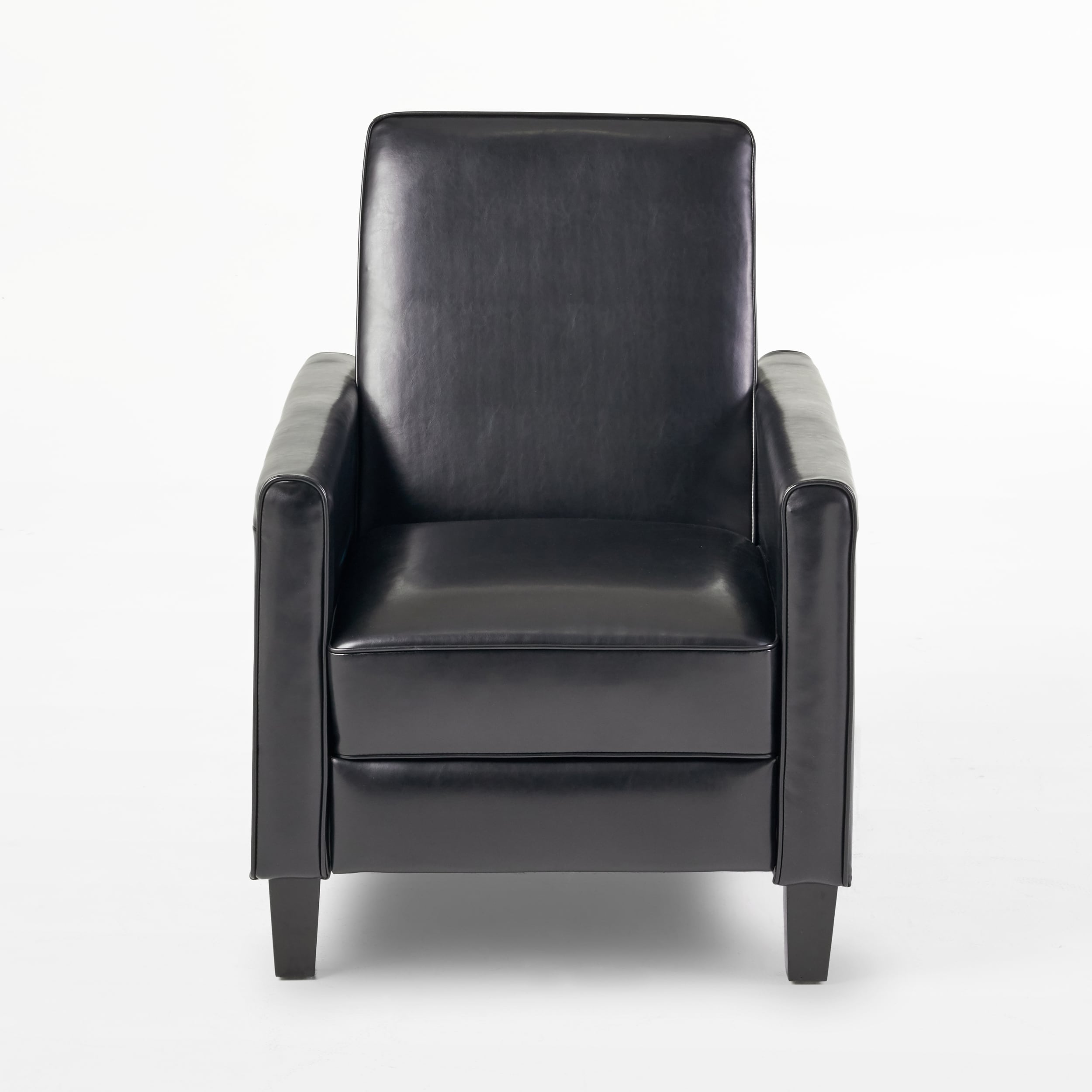 Best Selling Home Decor 224737 Black Faux leather Upholstered Recliner