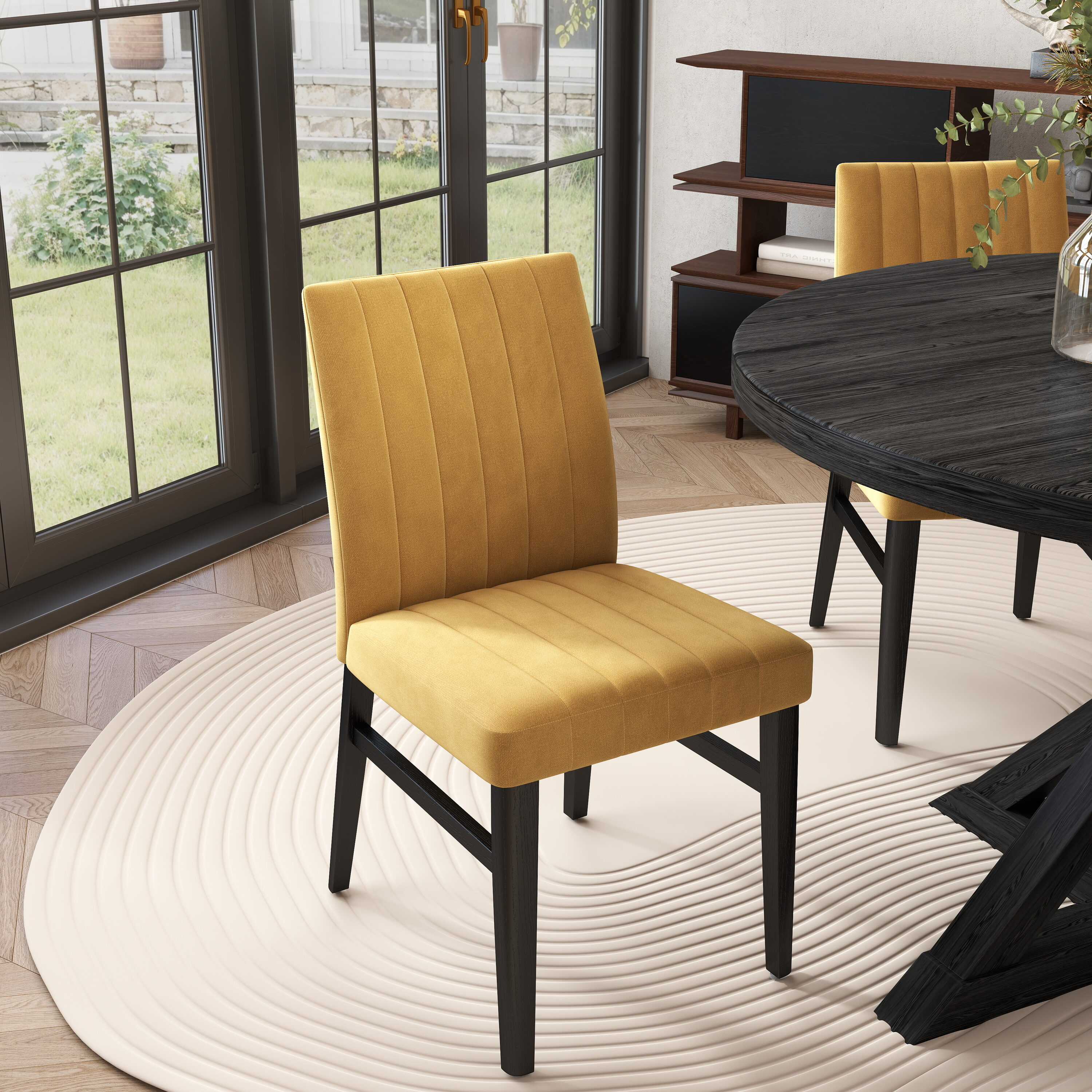 Roundhill Furniture T304-C056YLX2 Dining-Sets - View #8