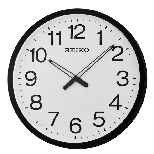 Seiko Analog Round Wall Clock in the Clocks department at 