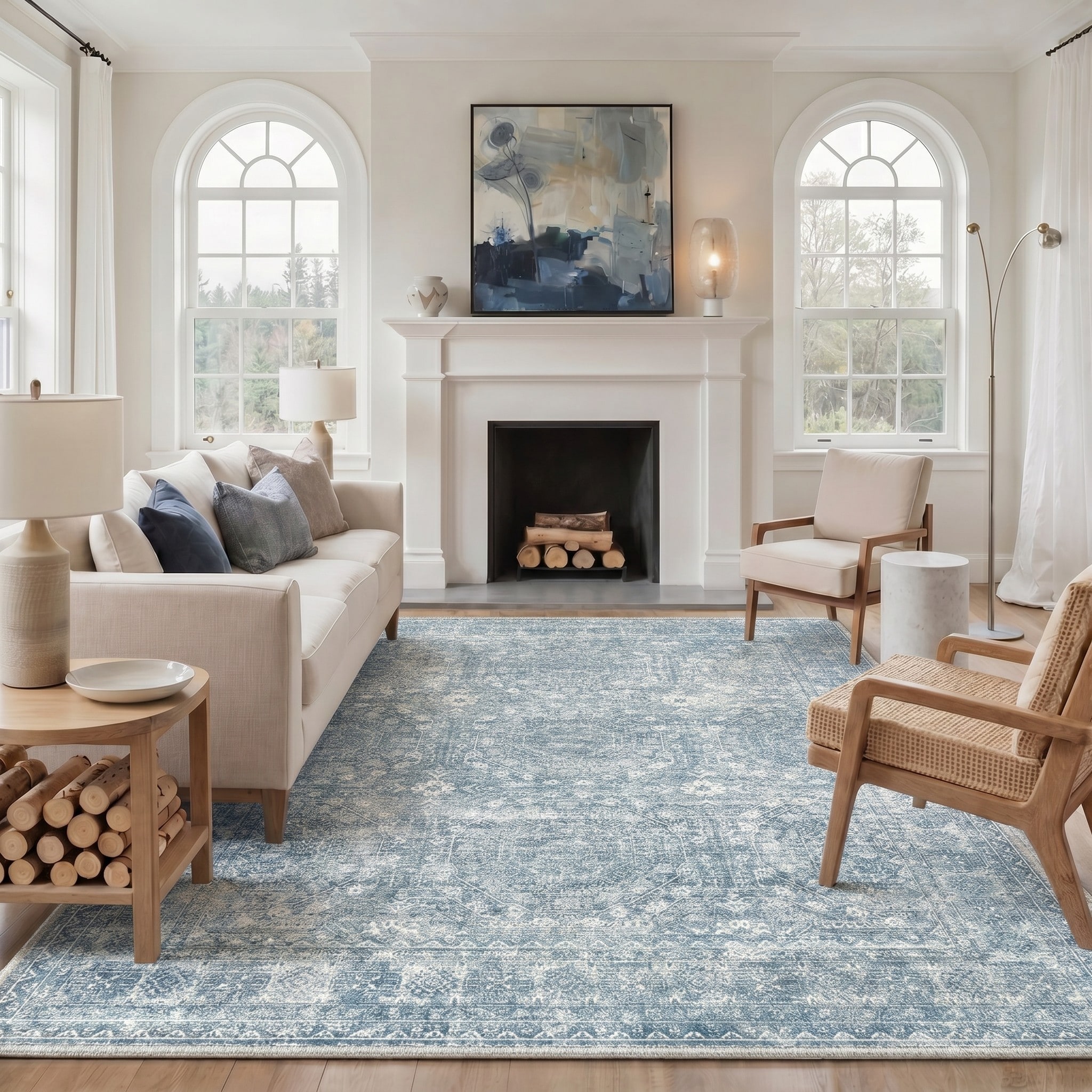 BAVNI ARP2686-LAKE BLUE rugs - View #3