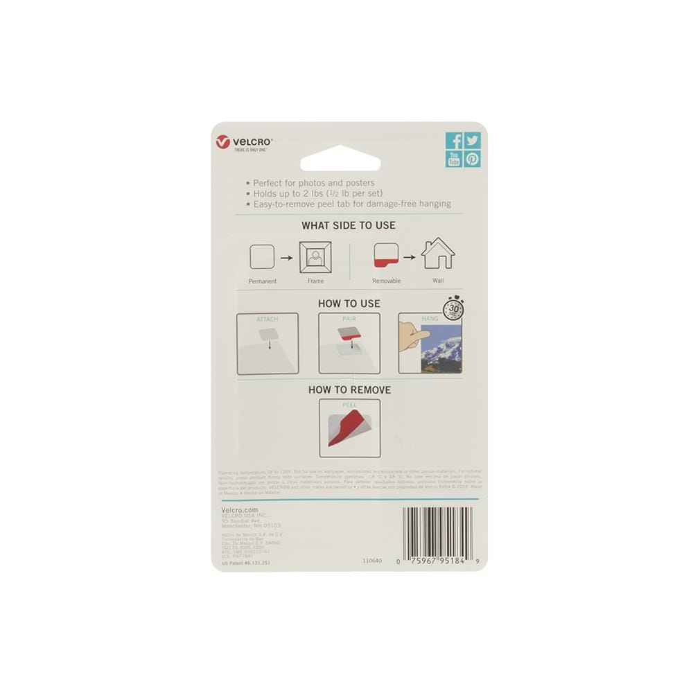 HANGables Removable Micro Hook in White (8-Count)