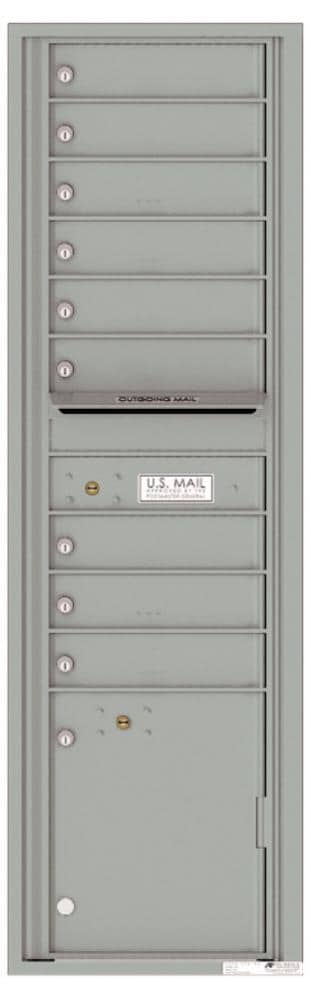Florence 4C16S-09SS Versatile Locking Metal Standard Mailbox Silver