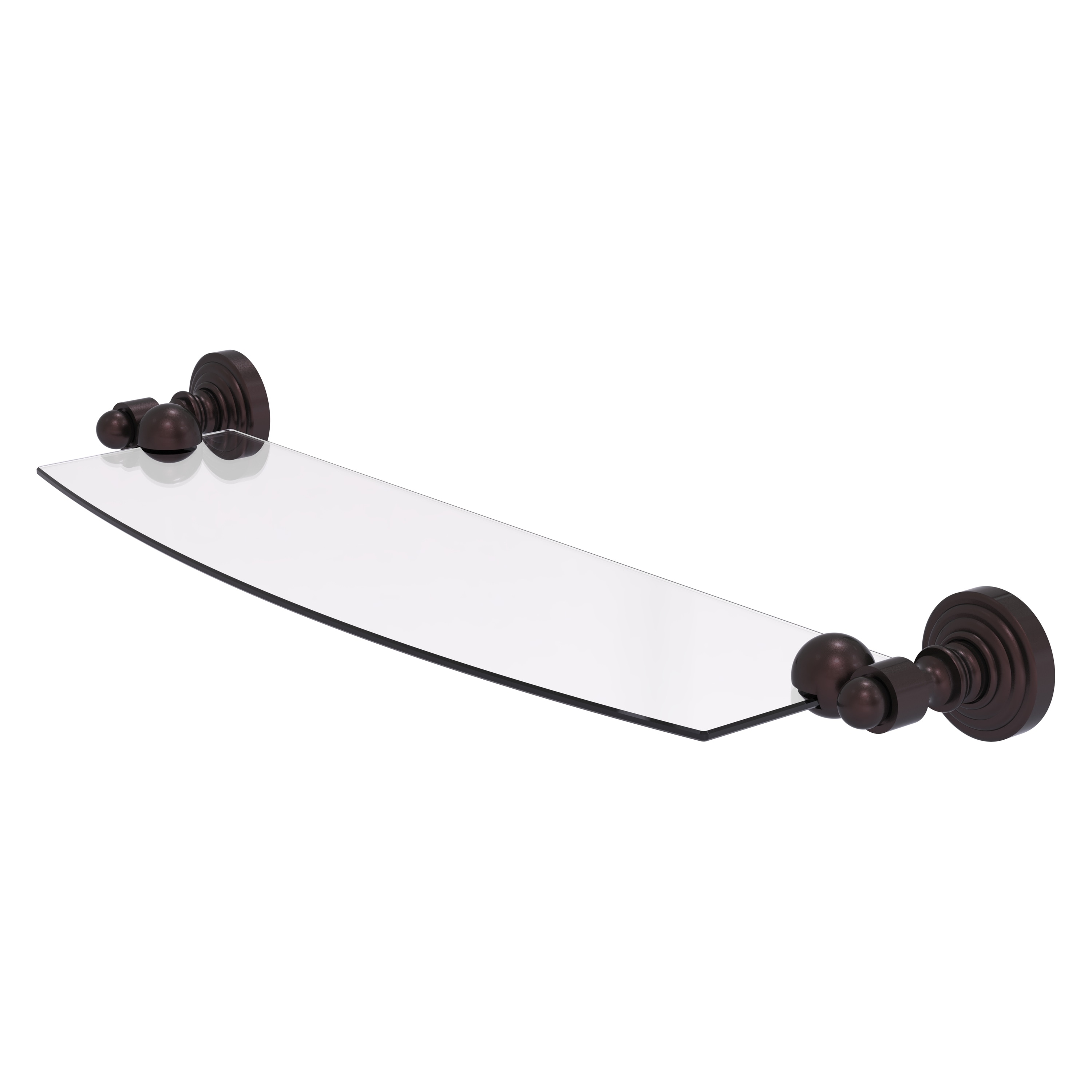 Allied Brass WP-33/18-ABZ Waverly Place Antique Bronze Wall mount Bathroom Shelf ( 18-in x 2.25-in x 5-in )
