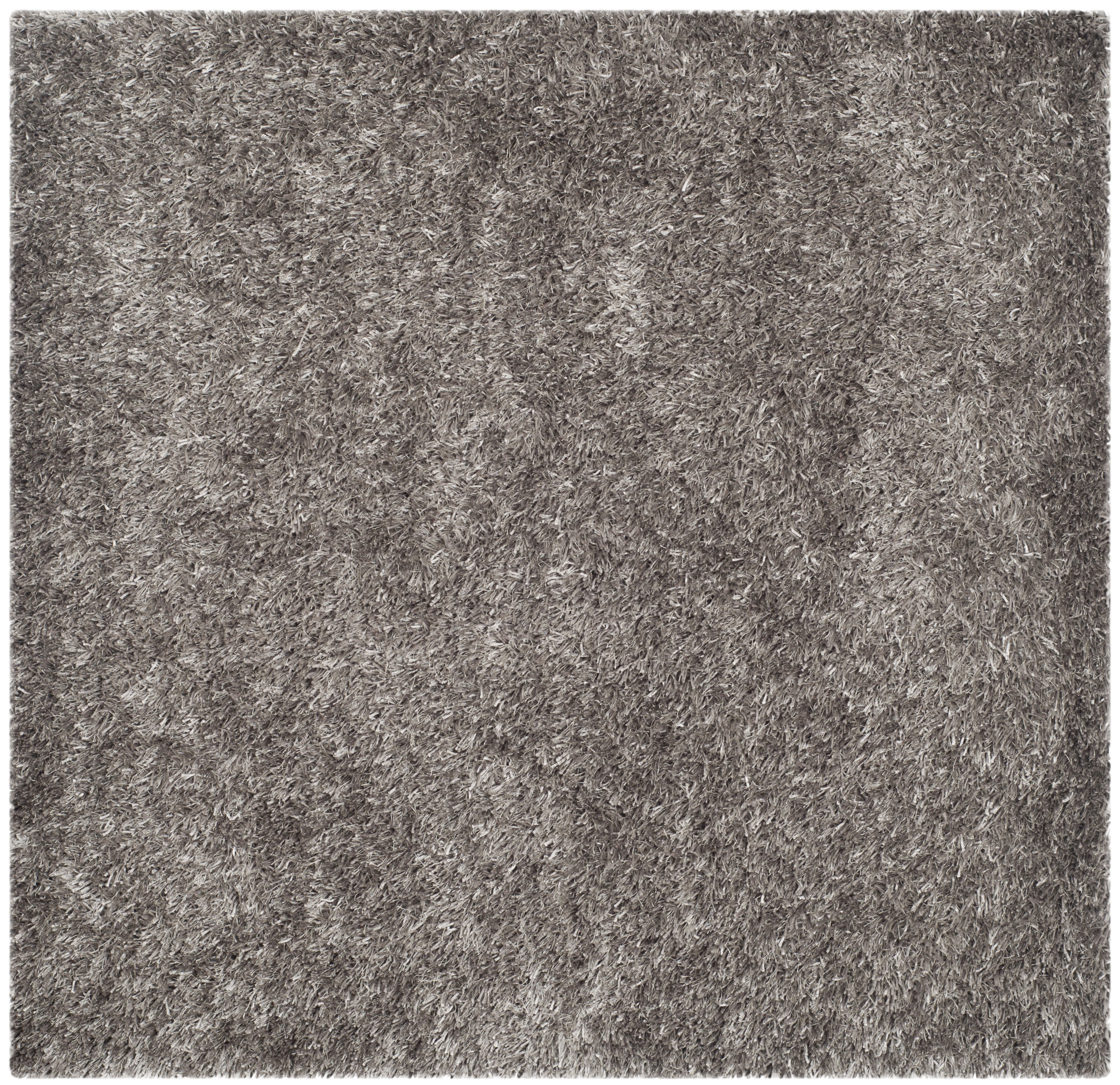 Safavieh SG531-8080-7SQ New Orleans Shag 7 x 7 (ft) Tufted Polyester Gray Square Indoor Solid Area rug