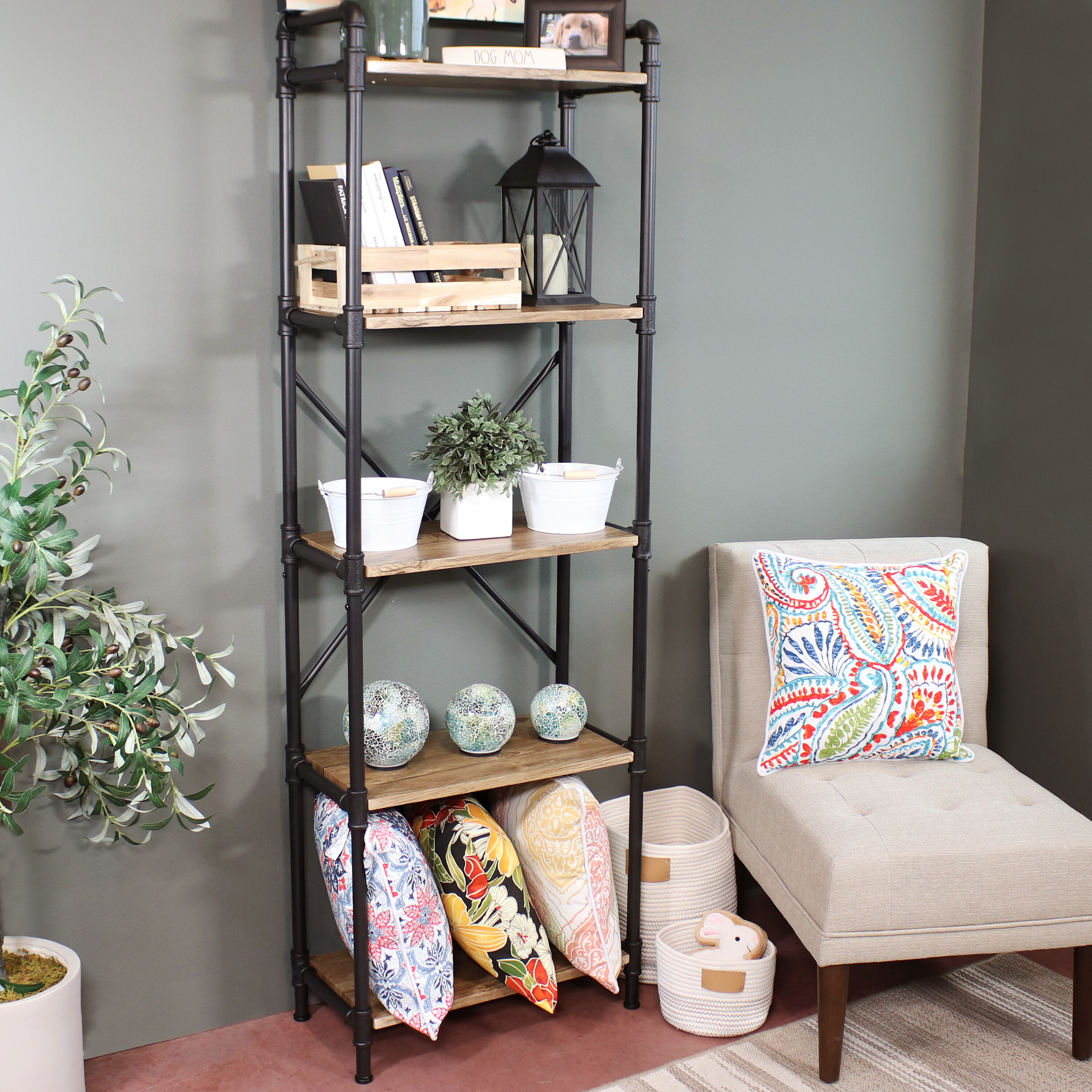 Sunnydaze Decor JAH-461 bookcases - View #3