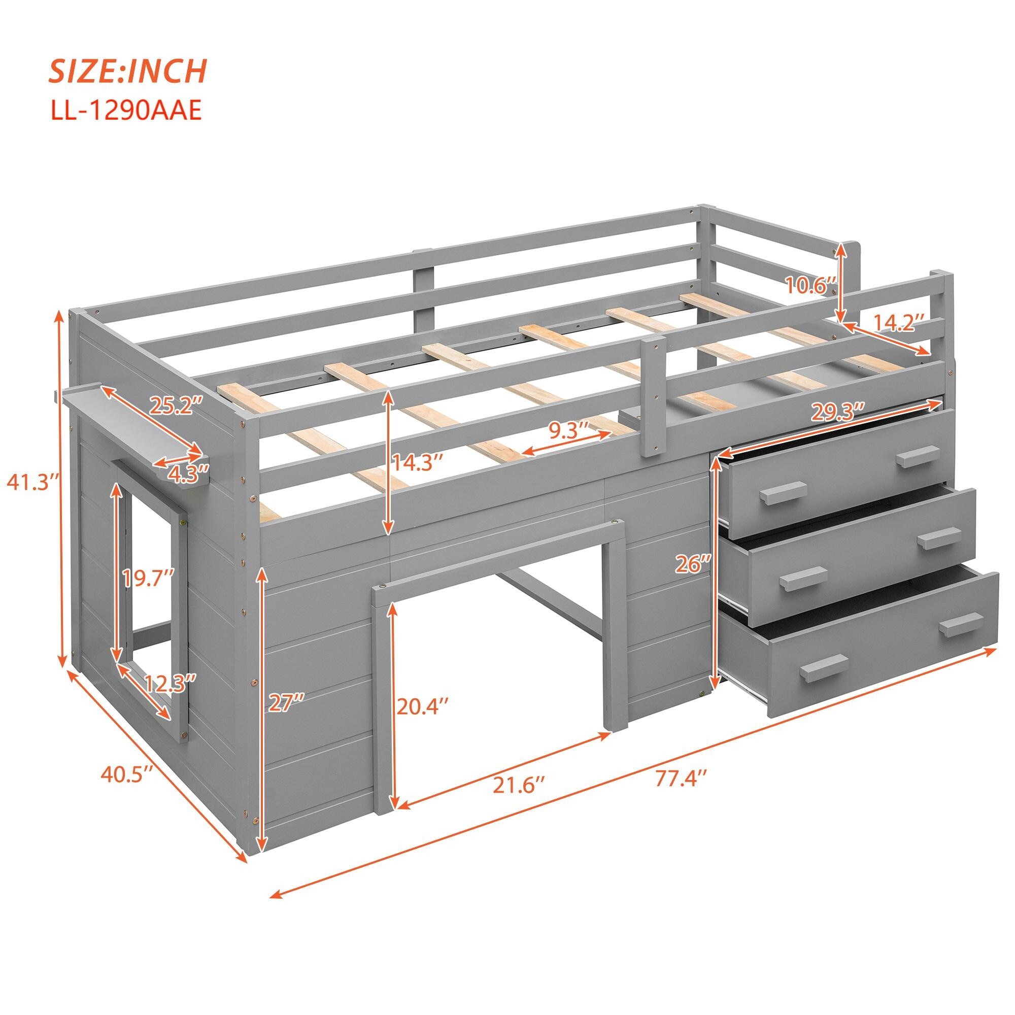 Yiekholo LL-1290AAE Bunk-Beds - View #8