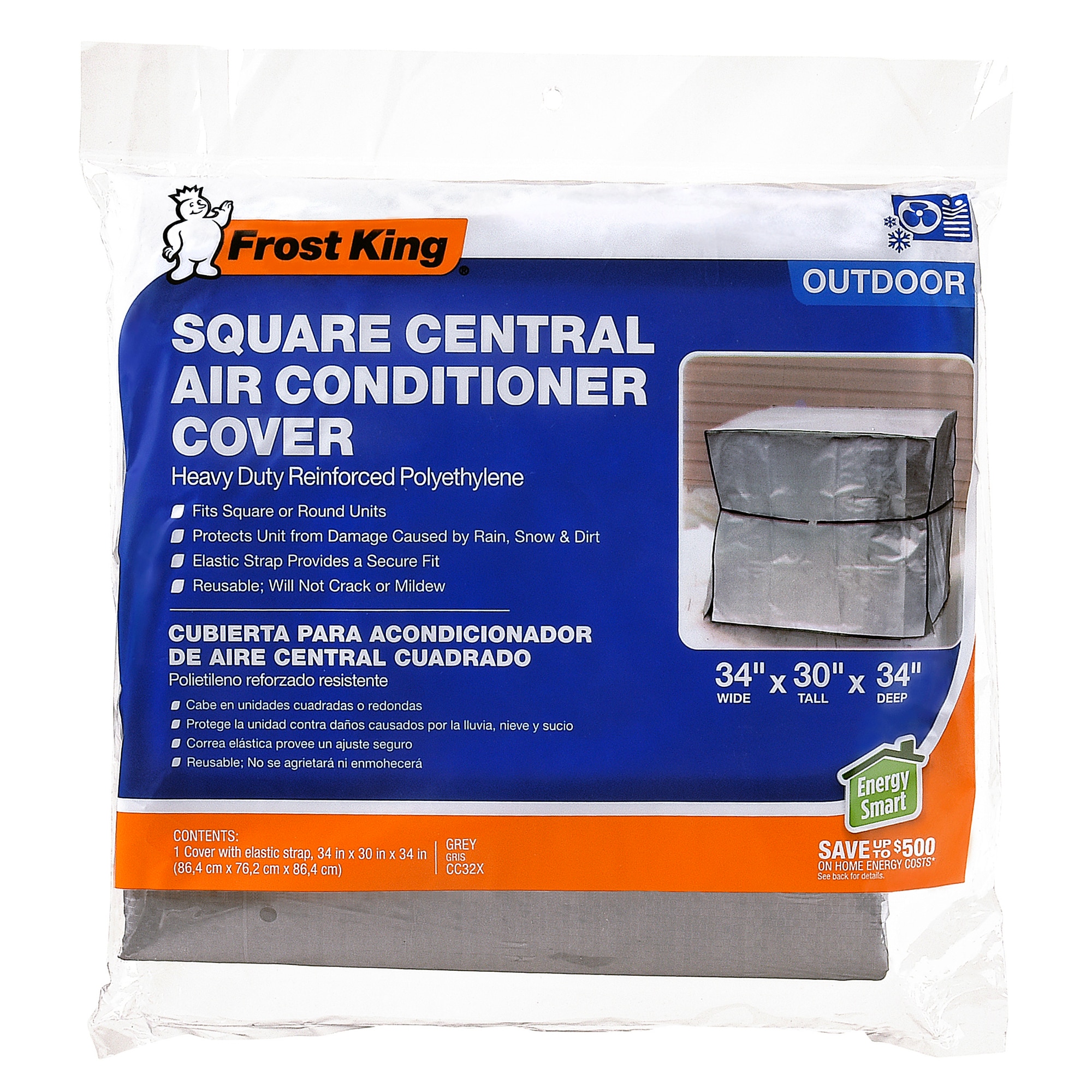 Frost King 34-in W x 30-in H Central Air Conditioner Window Cover in the Air  Conditioner Parts & Accessories department at
