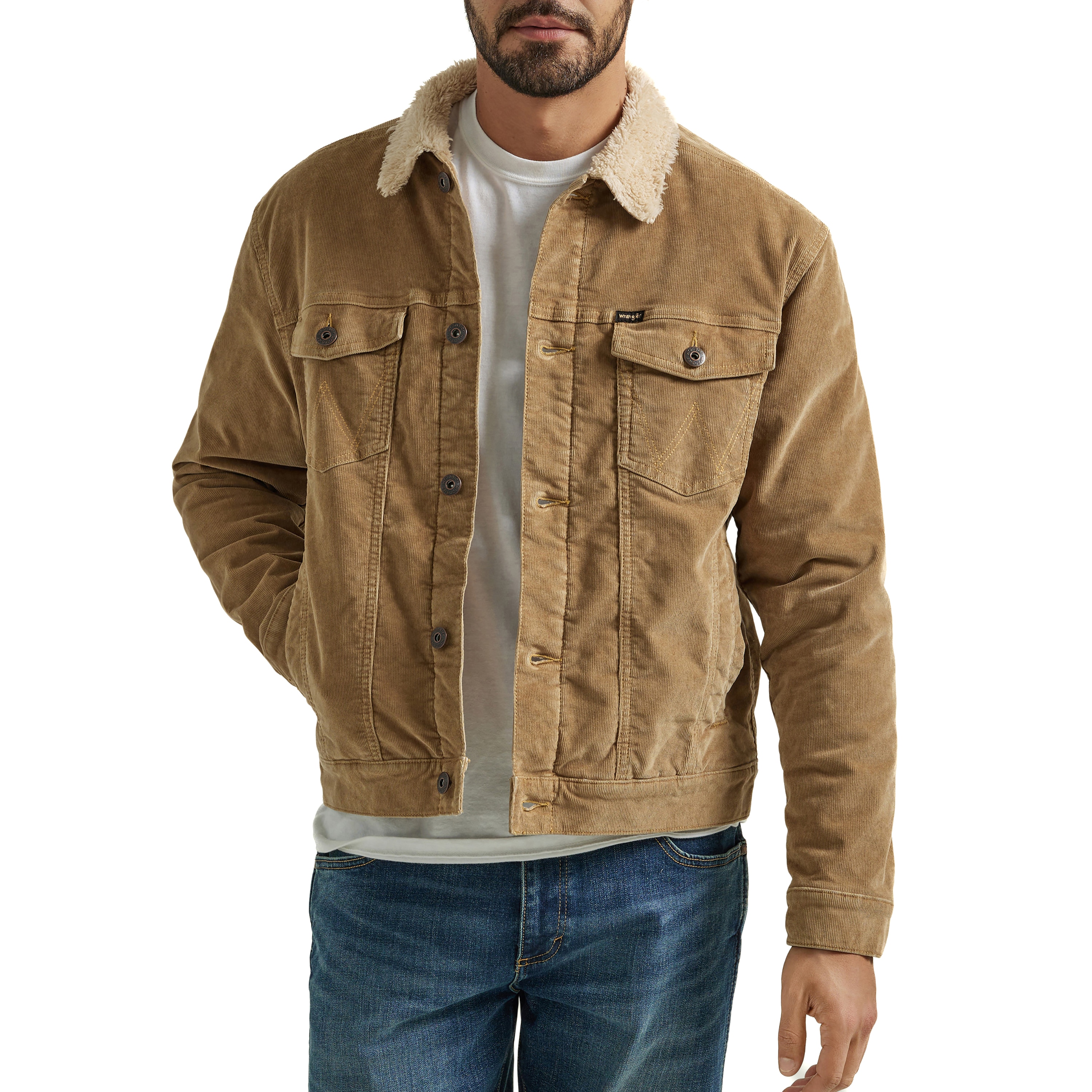 Wrangler 112338562-2XL Men's Acorn Corduroy Insulated Work jacket ( 2XL )