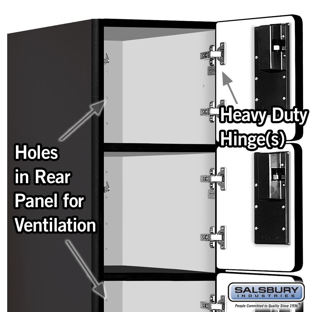 SALSBURY INDUSTRIES 35155BLK Storage-Lockers - View #4