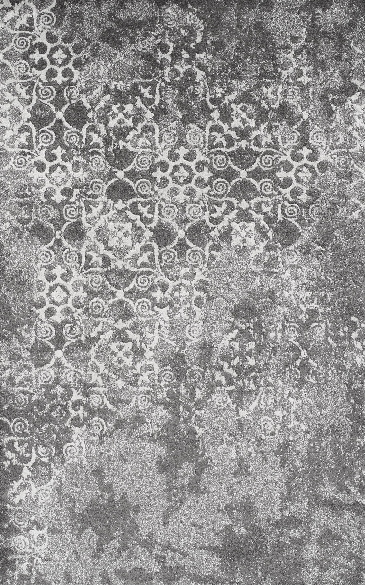 Addison Rugs OSWI38PE8X11 Wellington 8 x 11 (ft) Polypropylene Pewter Rectangular Indoor Distressed/Overdyed French Country Area rug