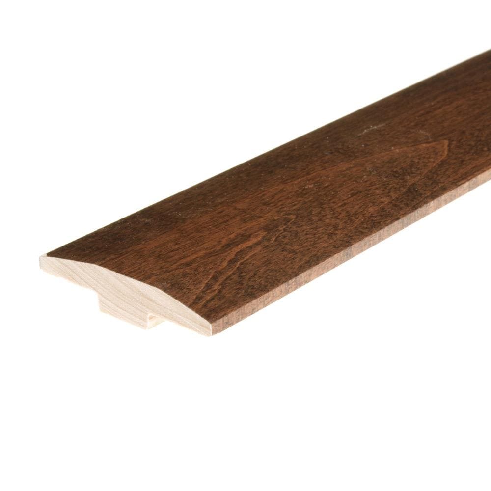 Flexco Roasted Distressed Hickory 2-in T x 0.6875-in W x 78-in L Solid Wood Reducer