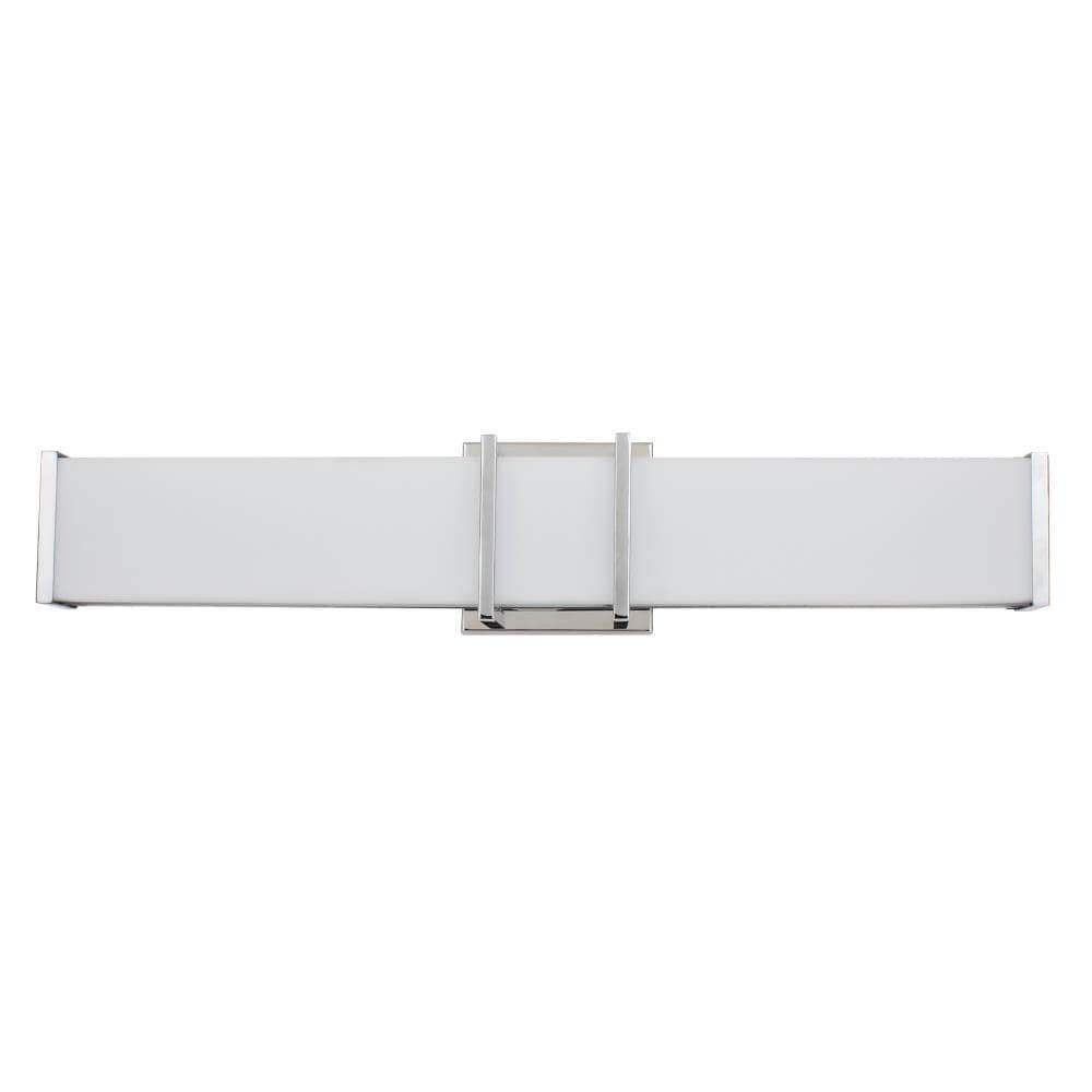 EGLO 204125A Tomero 23.74-in 1-Light Chrome LED Transitional Vanity Light