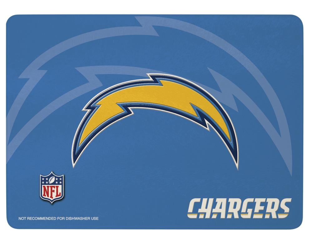 The Memory Company Los Angeles Chargers 11.75-in L x 8-in W Glass ...