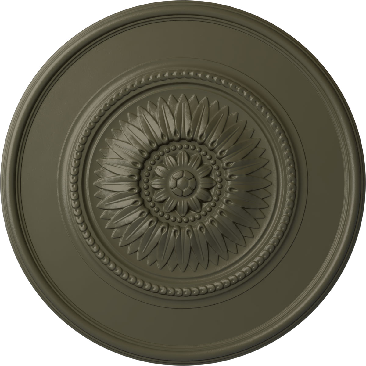 Ekena Millwork CM29WGWHF Wigan 29.75-in W x 29.75-in L Painted Witch Hazel Polyurethane Whole Ceiling Medallion
