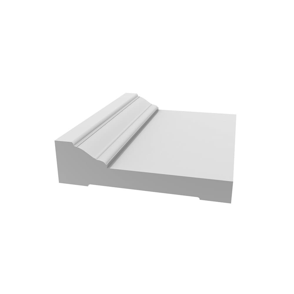 Royal Building Products 4-1/2-in x 12-ft Finished PVC 2590 Crown ...