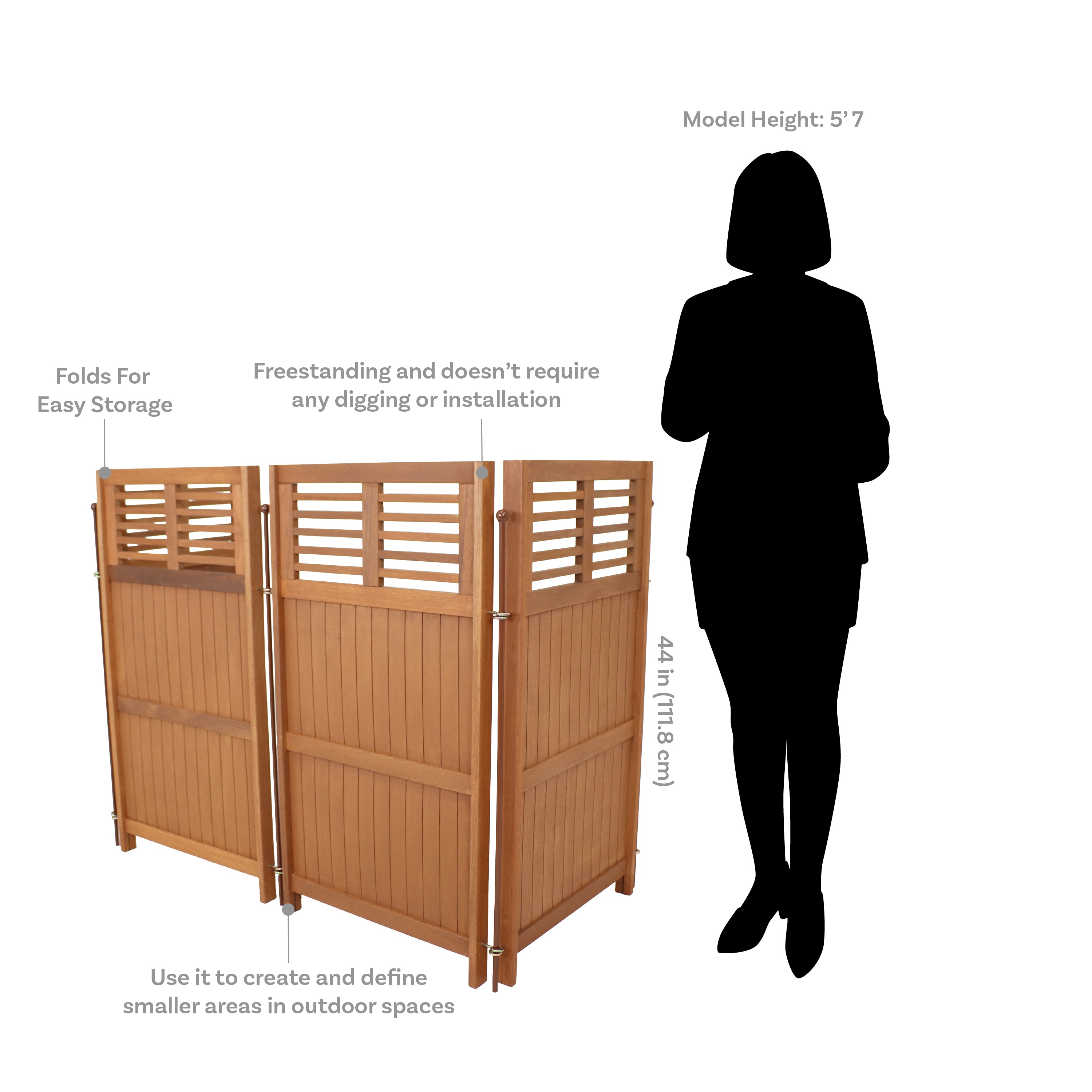 Sunnydaze Decor LAM-683 Outdoor-Privacy-Screen - View #8