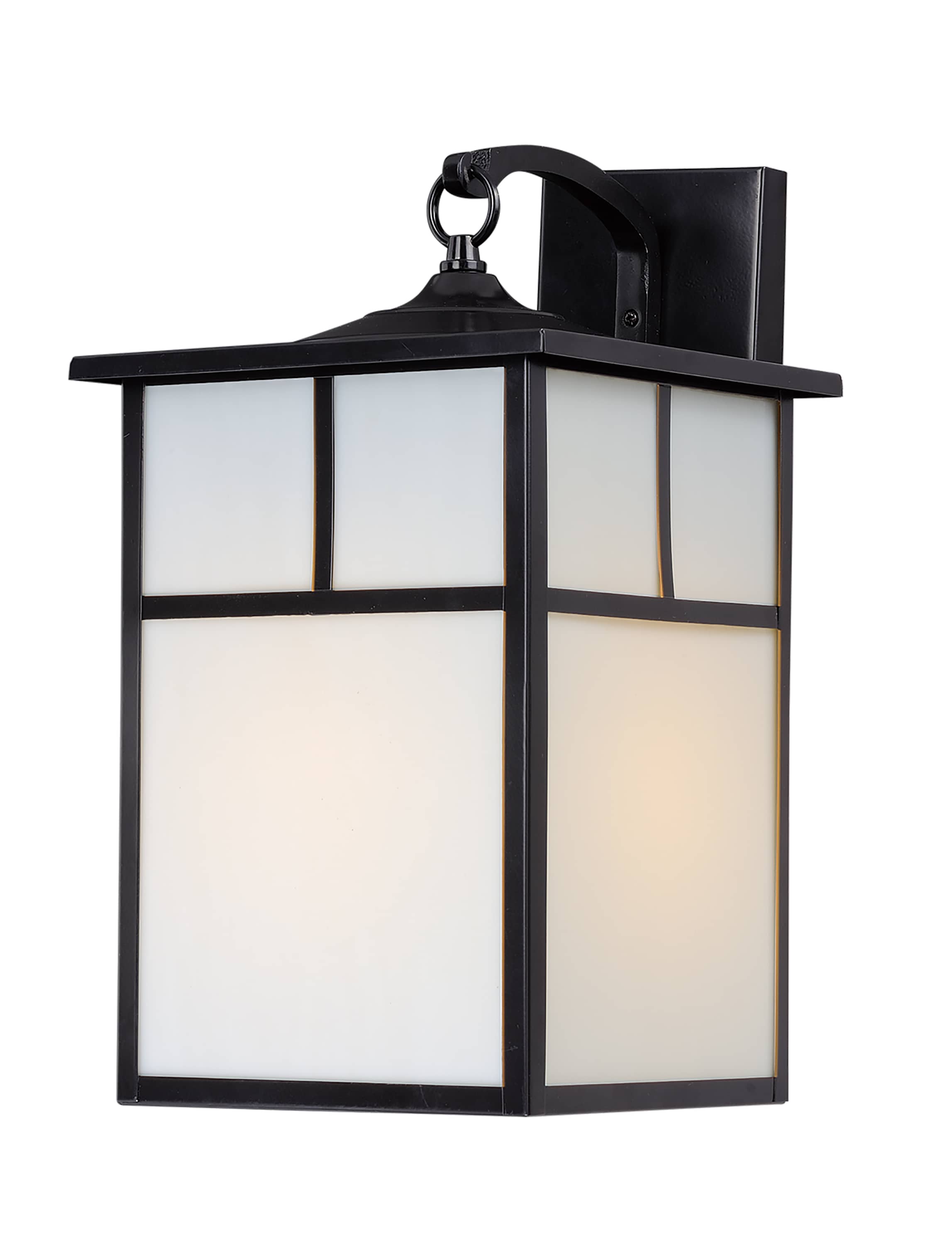 Maxim Lighting 4054WTBK Coldwater 1 -Light 16-in H Matte Black Hardwired Outdoor Wall Light