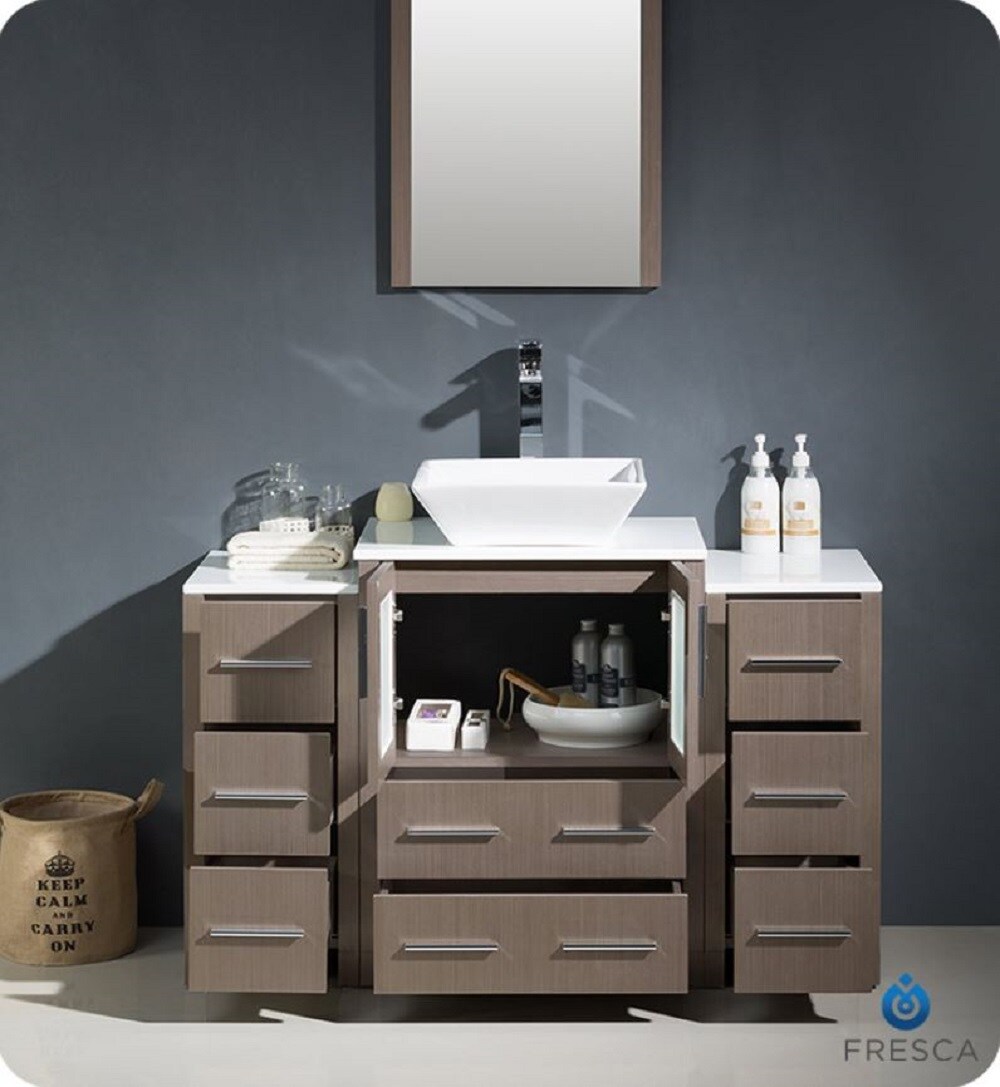 Fresca FVN62-122412GO-VSL Bath-Vanity-Combo - View #8