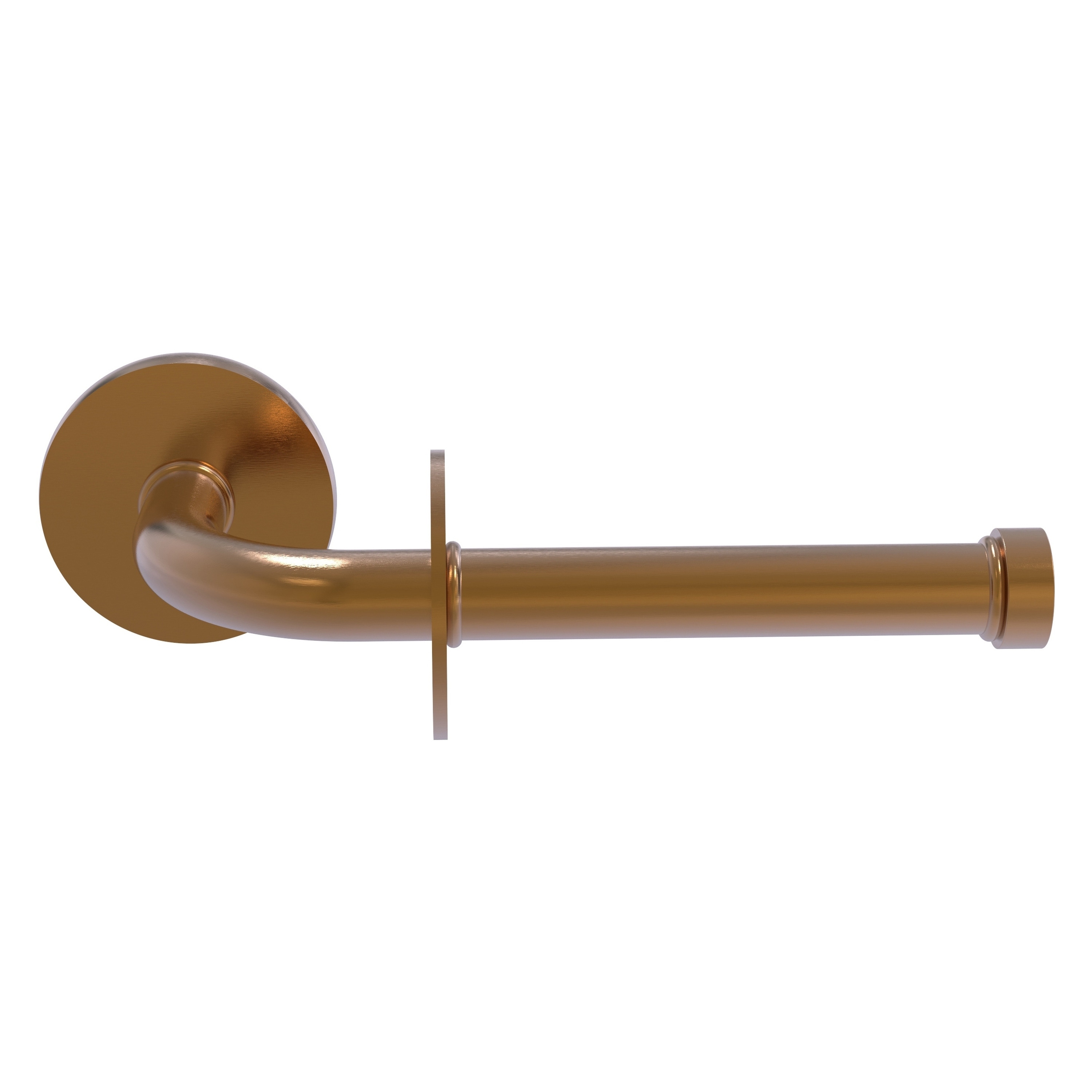 Allied Brass RM-24E-BBR Remi Brushed Bronze Wall mount Single post Toilet Paper Holder 1 -Rolls with Storage