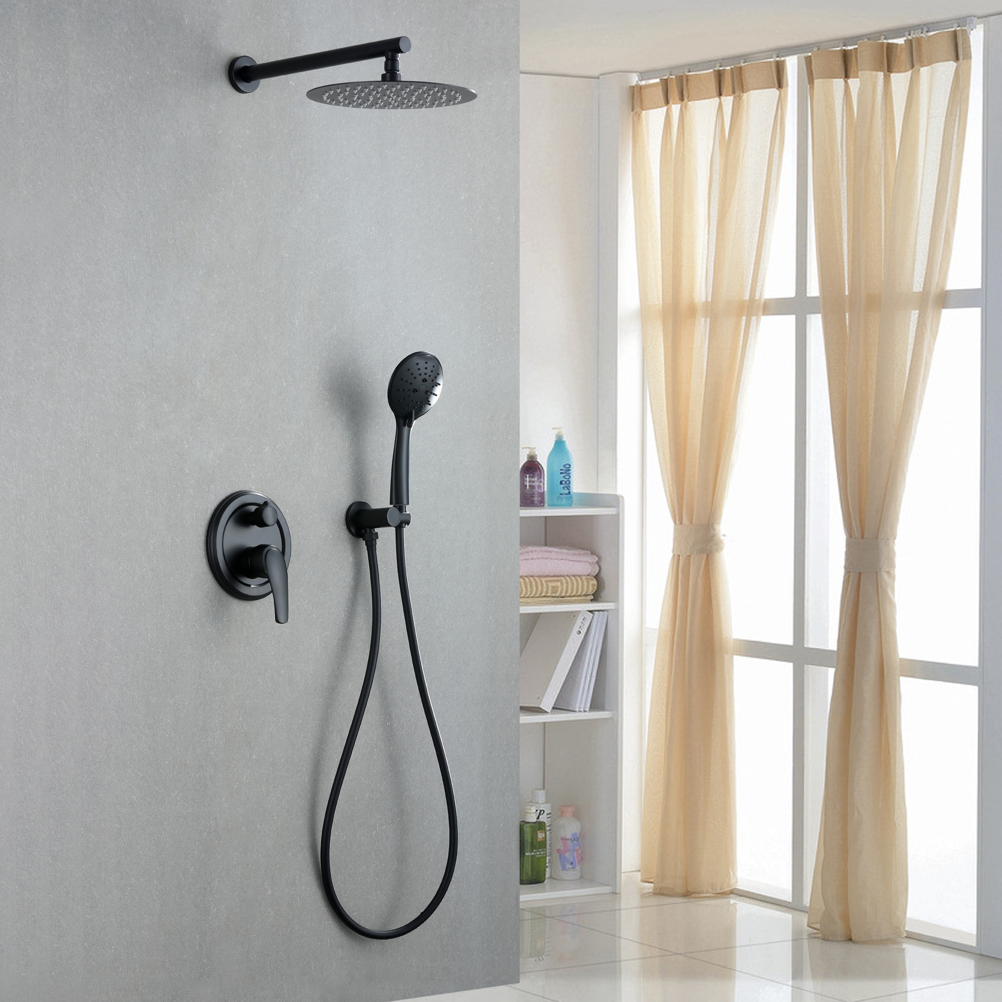 Mondawe MD-S103BN Showerhead-Bar-Panels - View #11