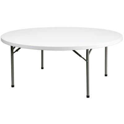 Folding Banquet Table, Lifetime 6 Foot Round Tables