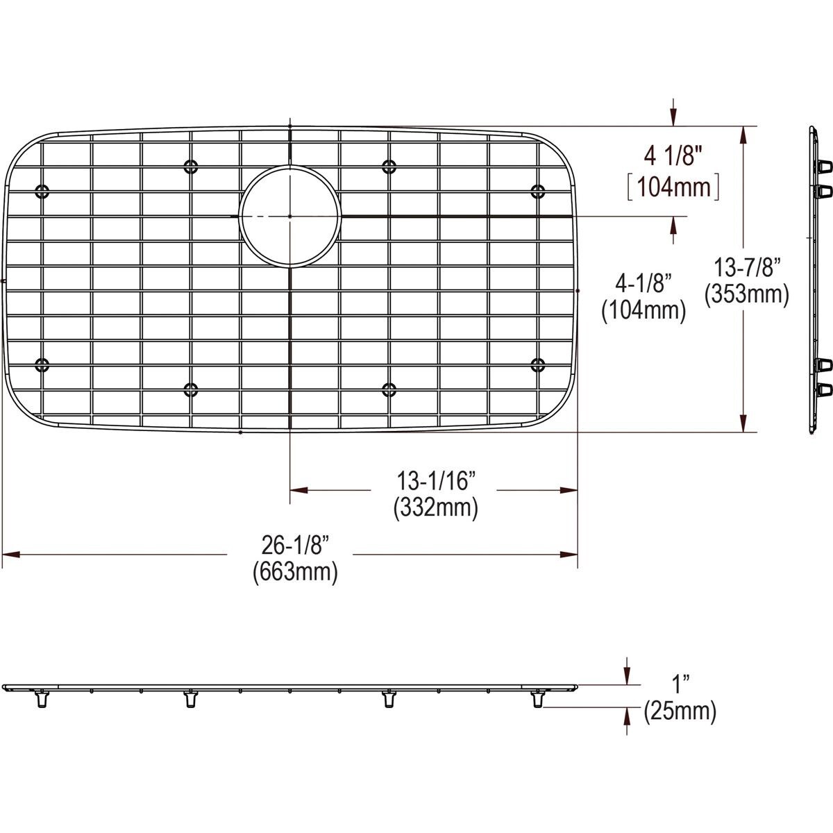 Dayton GOBG2816SS Sink-Grids - View #5