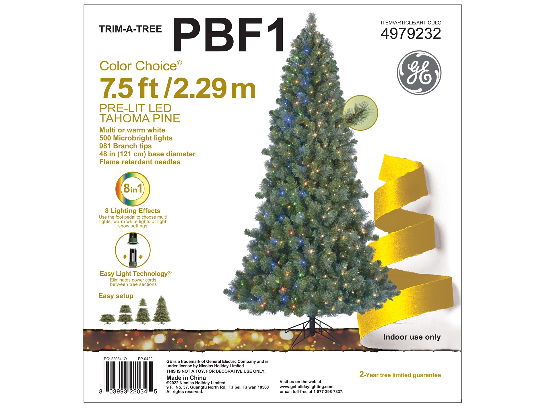 GE 22034LO Artificial-Christmas-Trees - View #15