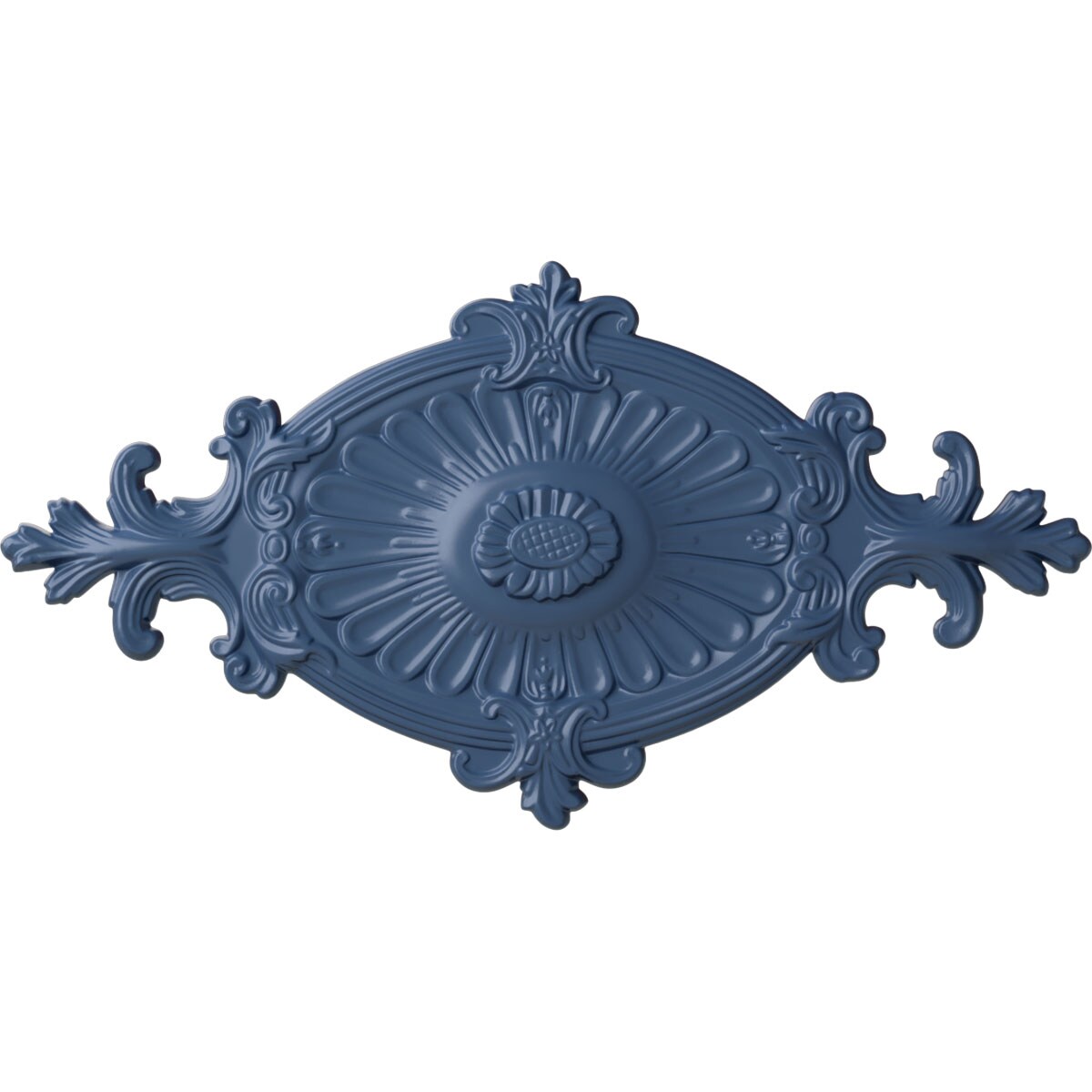 Ekena Millwork CM23RO1AMF Quentin 12.25-in W x 23.5-in L Painted Americana Polyurethane Whole Ceiling Medallion