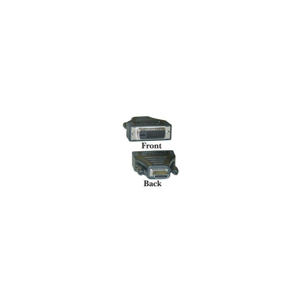 CableWholesale RTL51989 Cable Wholesale DVI to HDMI Adapter, DVI Female to/from HDMI Male