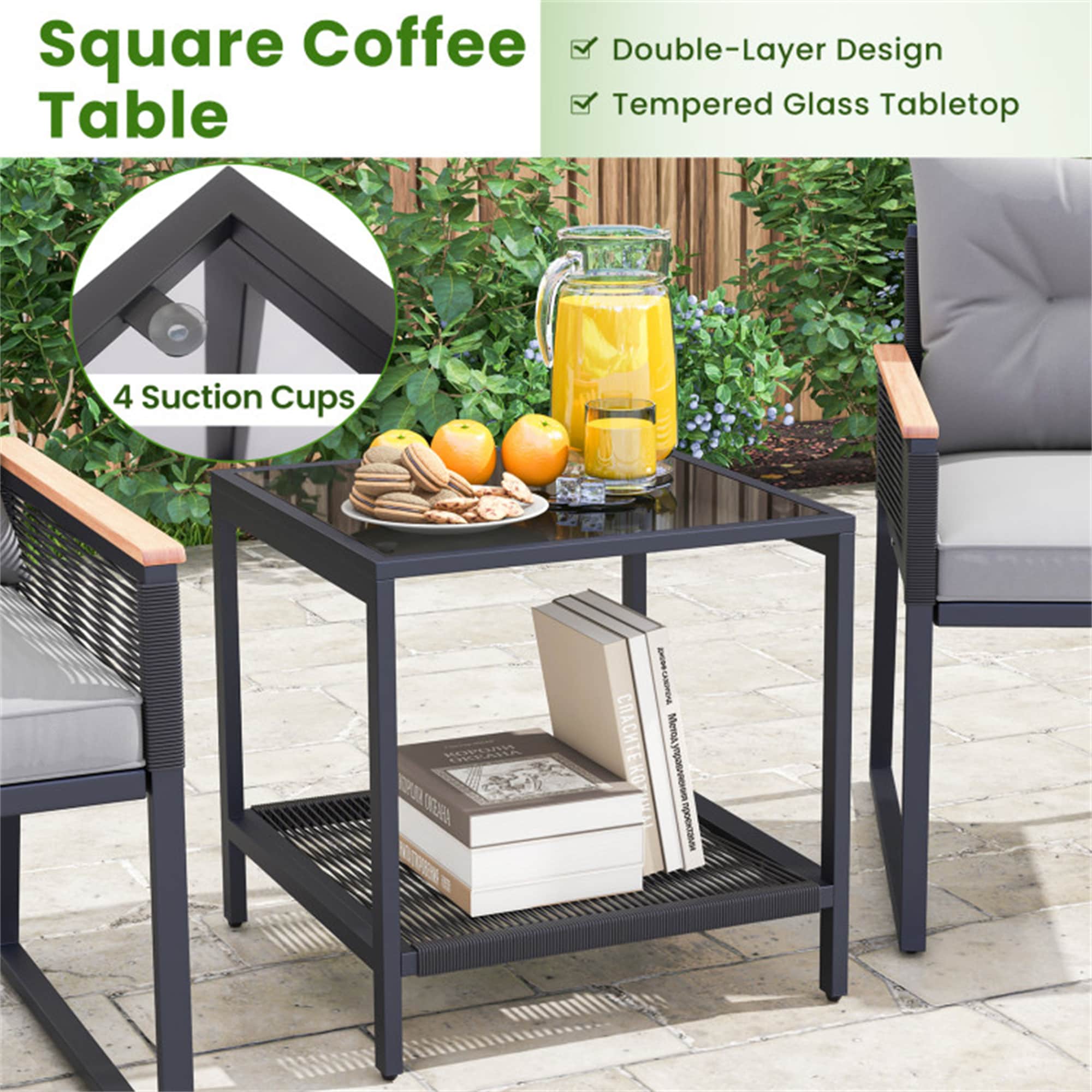 BABOOM BOM-0354GR-CO Patio-Conversation-Sets - View #8