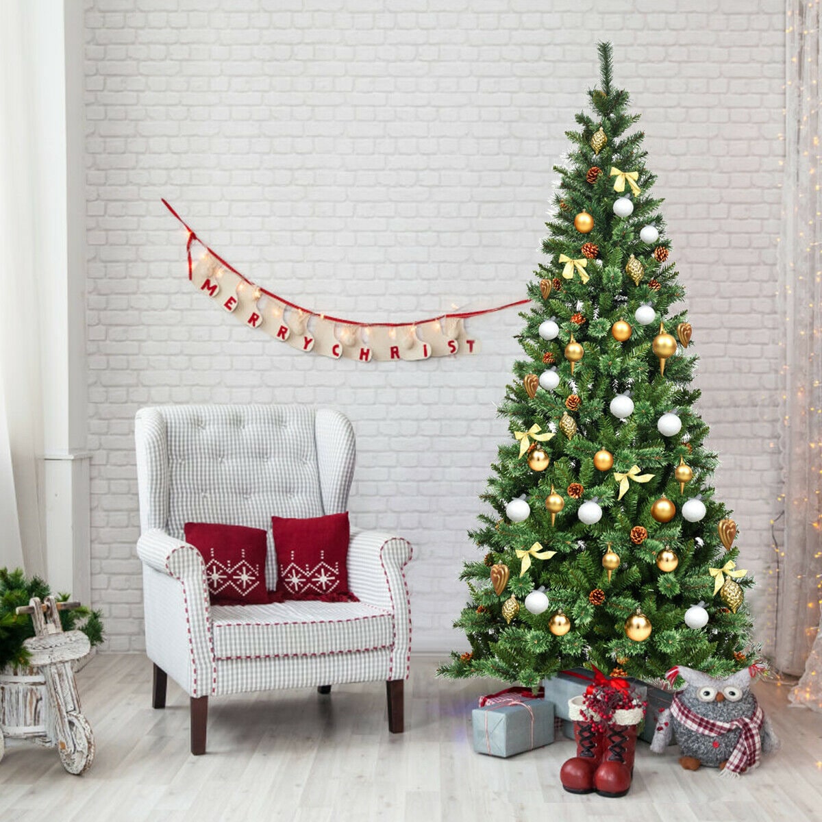 WELLFOR CM-HWY-22805 Artificial-Christmas-Trees - View #8