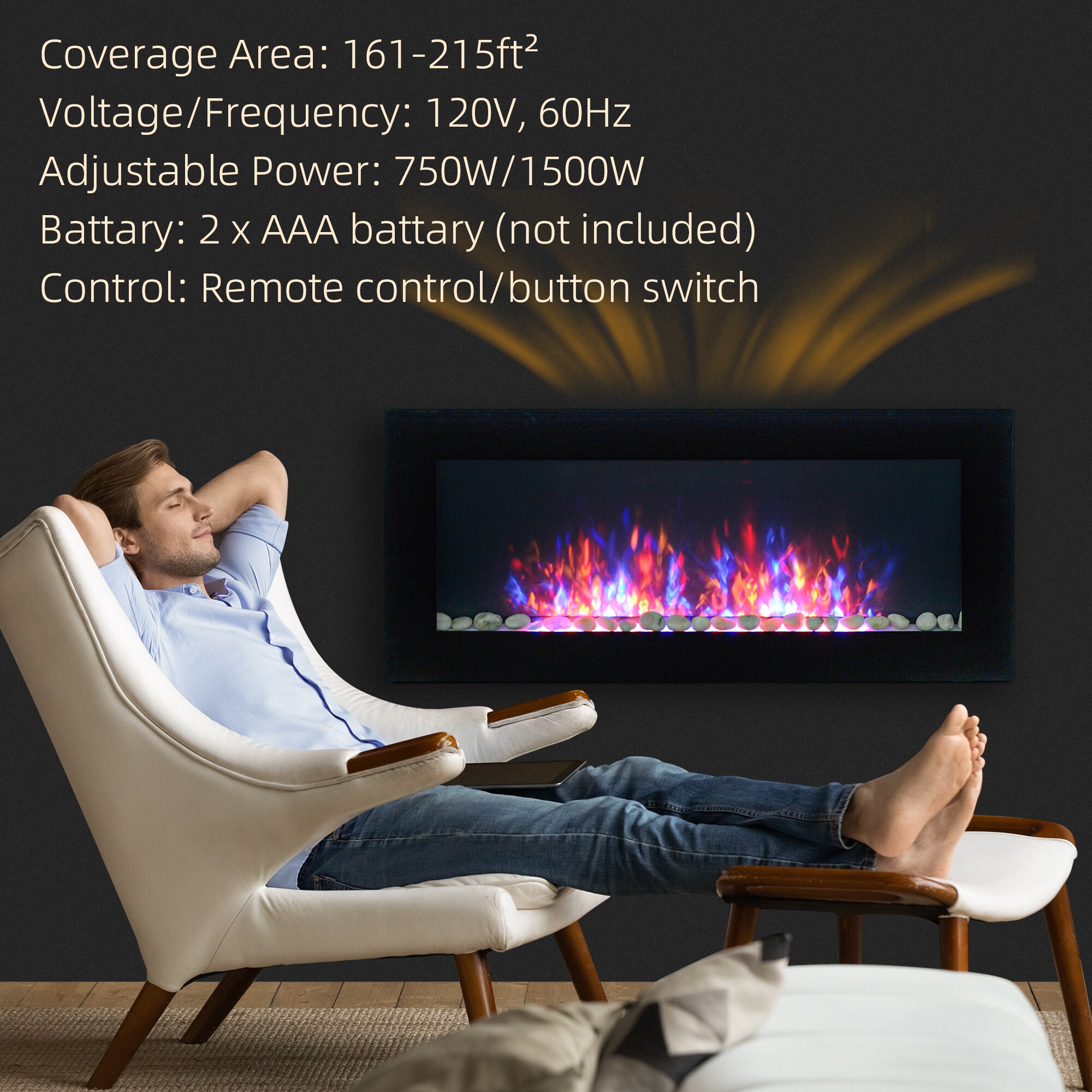 Tatayosi JL-5P249845 Electric-Fireplaces - View #3