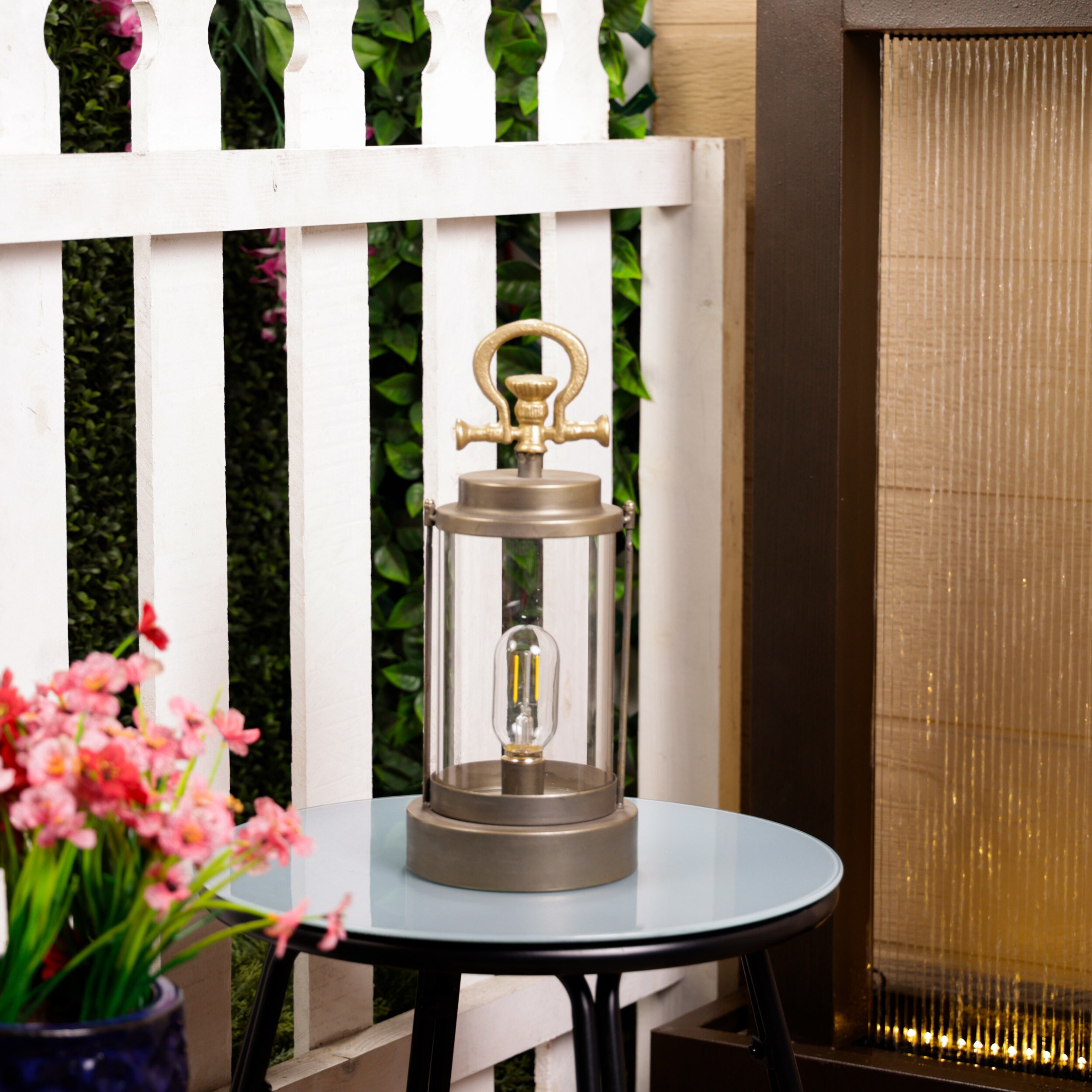 Alpine Corporation ILT100HH-S-GD Outdoor-Decorative-Lanterns - View #9