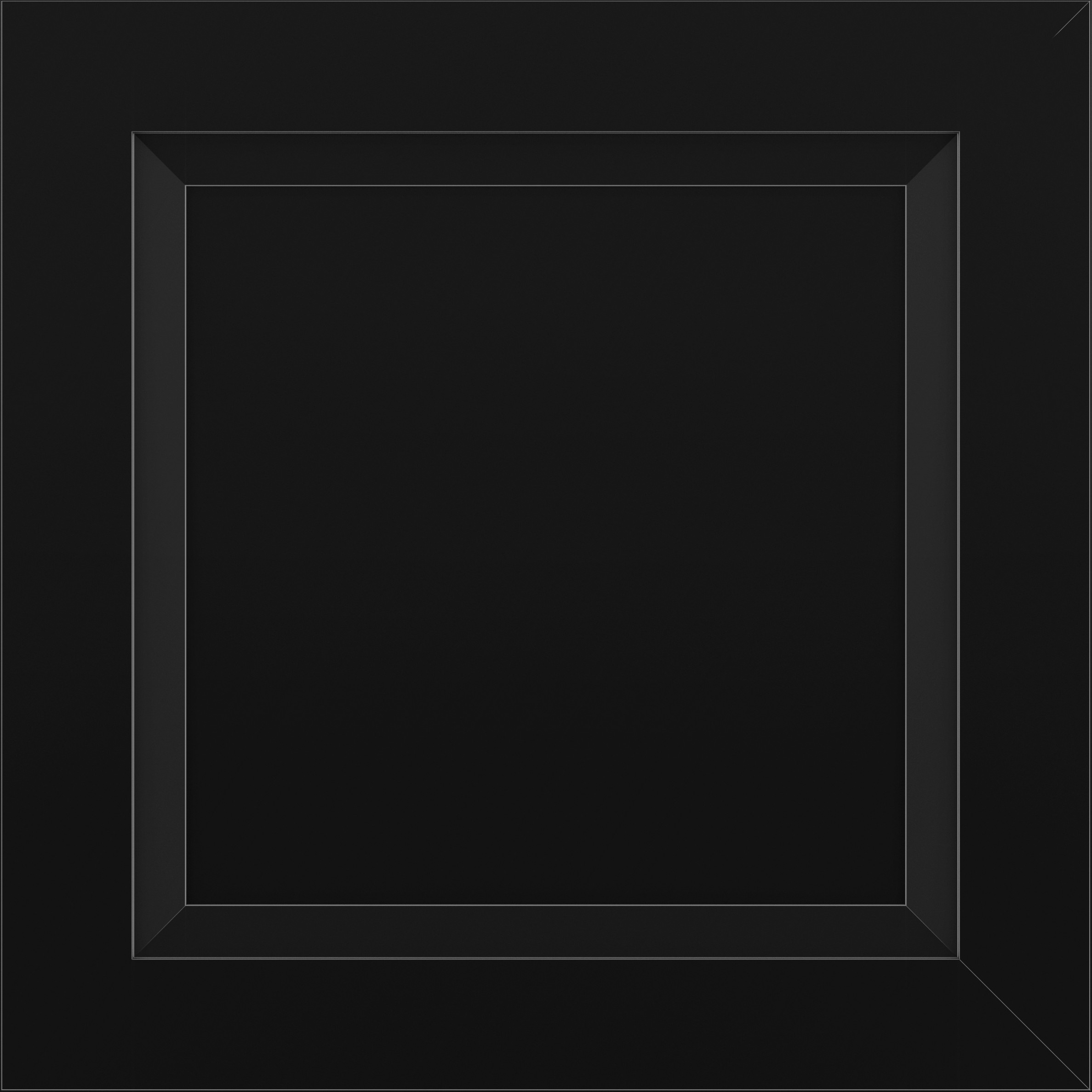 Shenandoah 97899 Warren 14.5625-Inches W x 14.5-Inches H Black Painted Maple Kitchen Cabinet Sample (Door Sample)