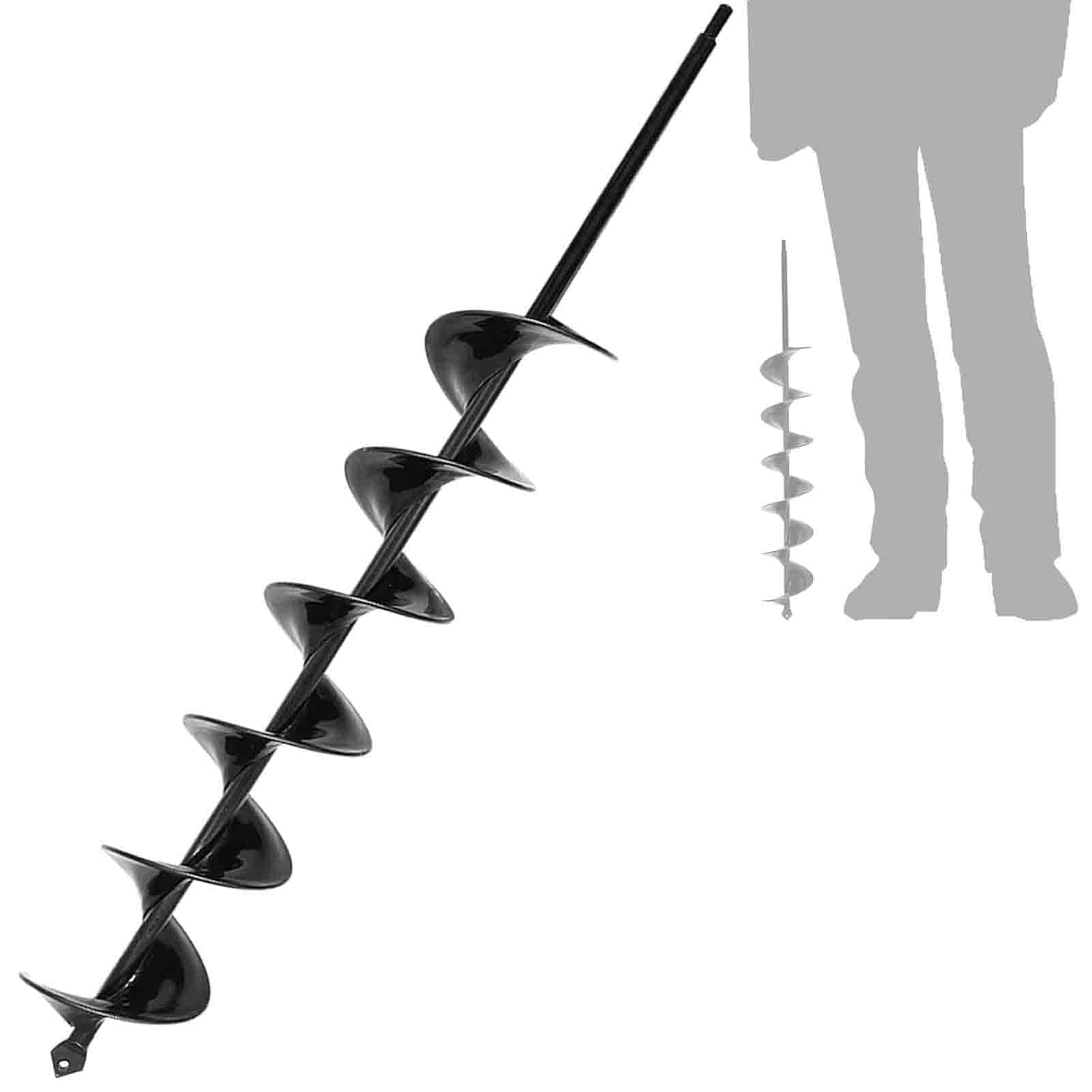 KHKFY -  3x24 Inch Auger Drill Bit for Planting Easy Planter Garden Auger Bulb Bedding Plant Auge...