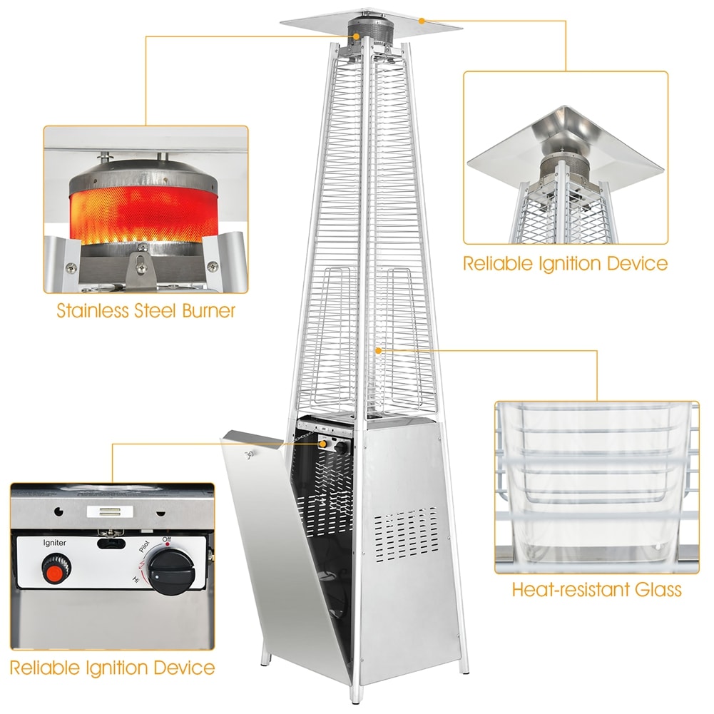 Costway CSHY001495 Outdoor-Electric-Patio-Heaters - View #9