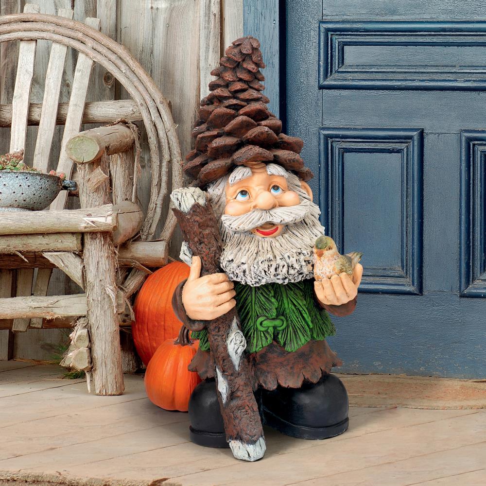 Alpine Corporation 24-in H x 7-in W Multiple Colors/Finishes Gnome Garden  Statue at