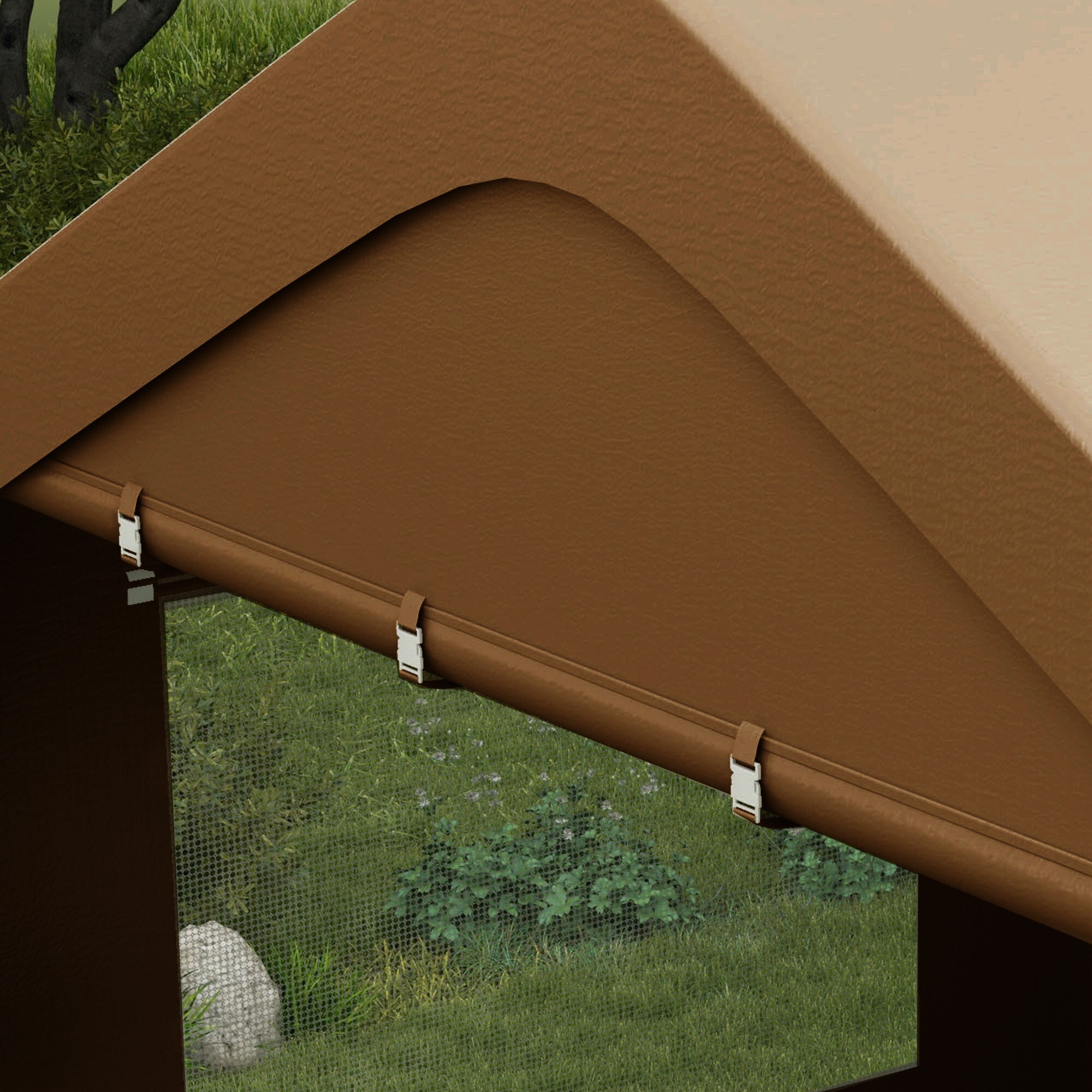 Outsunny 84C-523V00TN Carport-Covers - View #7