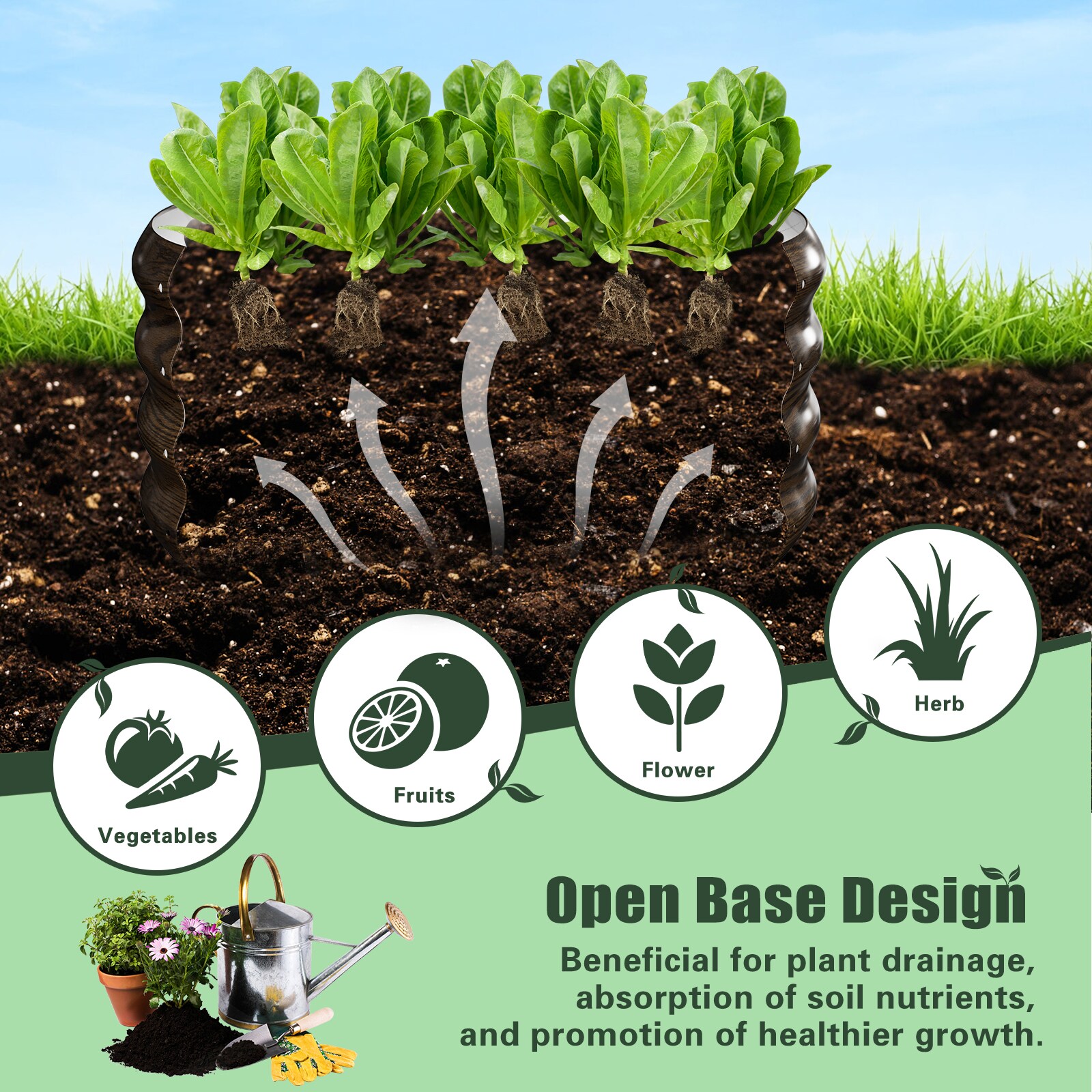 DOCRED 60CMMWYX-A1-LS02-1 Raised-Garden-Beds - View #9