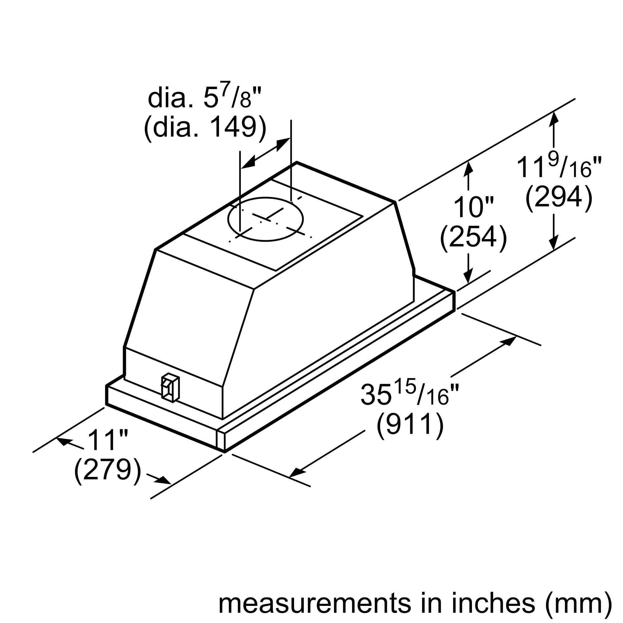 Bosch HUI56551UC Undercabinet-Range-Hoods - View #7