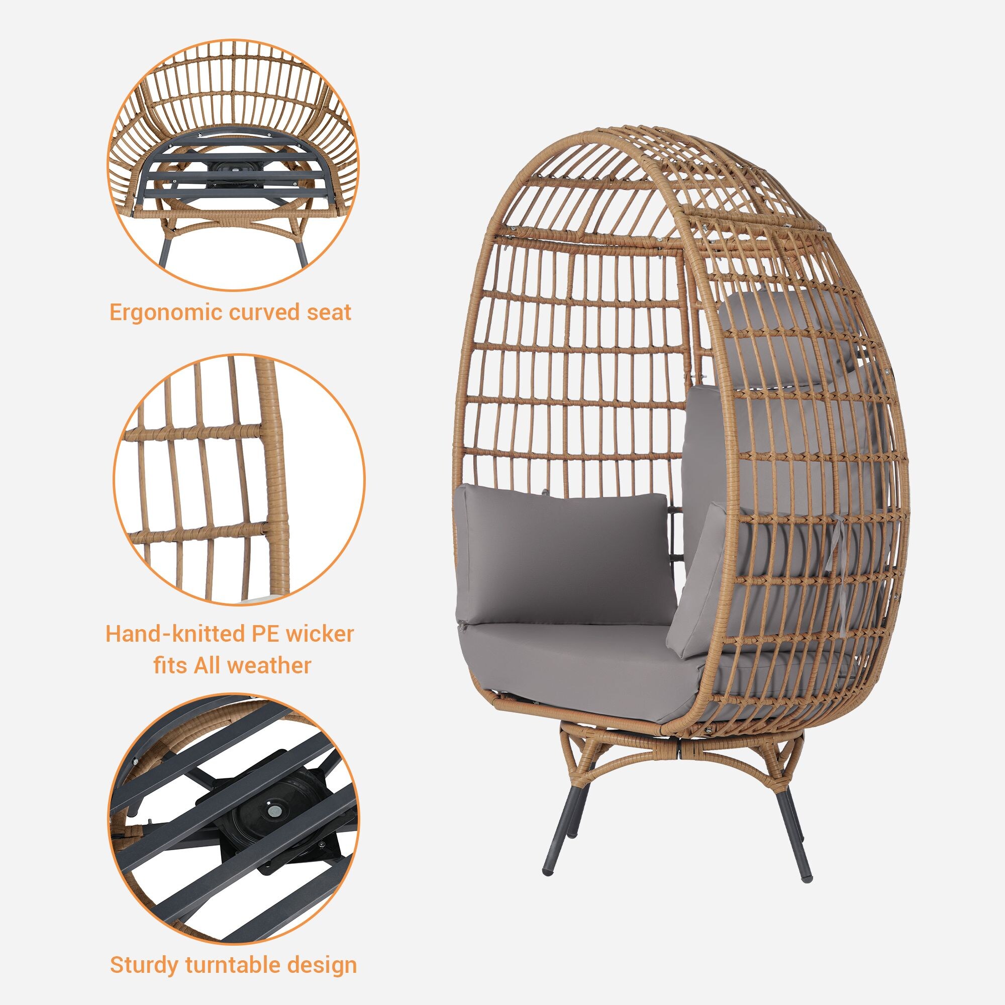 SANSTAR L-RJDC63LY-BB Patio-Chairs - View #5