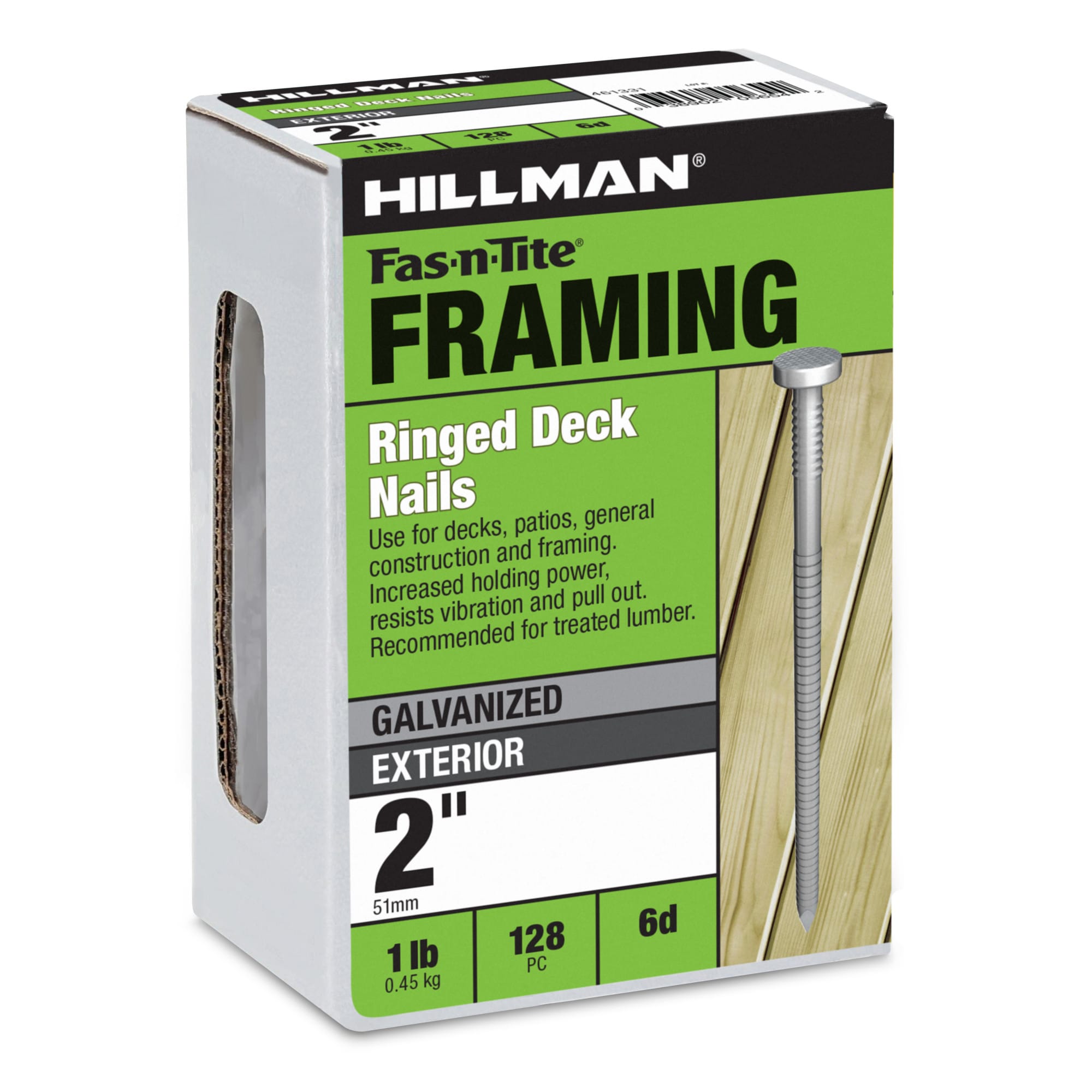 Fas-n-Tite 2-in Hot-Dipped Galvanized Ring Shank Deck Nails (128