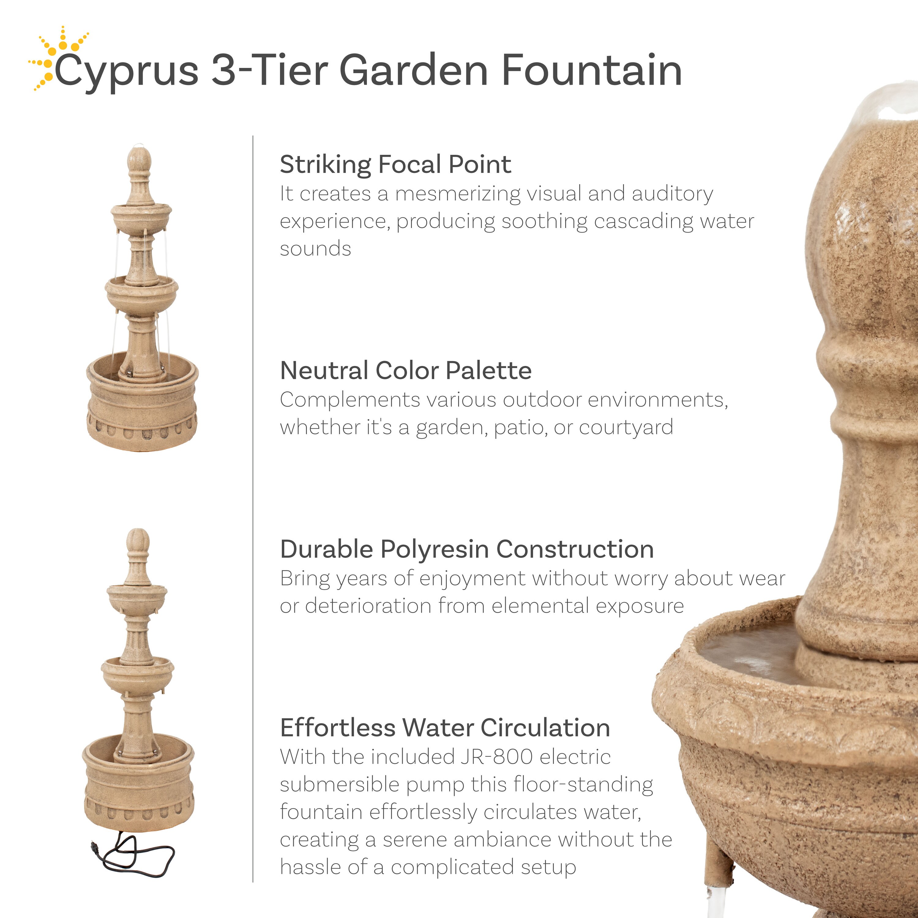 Sunnydaze Decor WNC-131 fountains - View #5