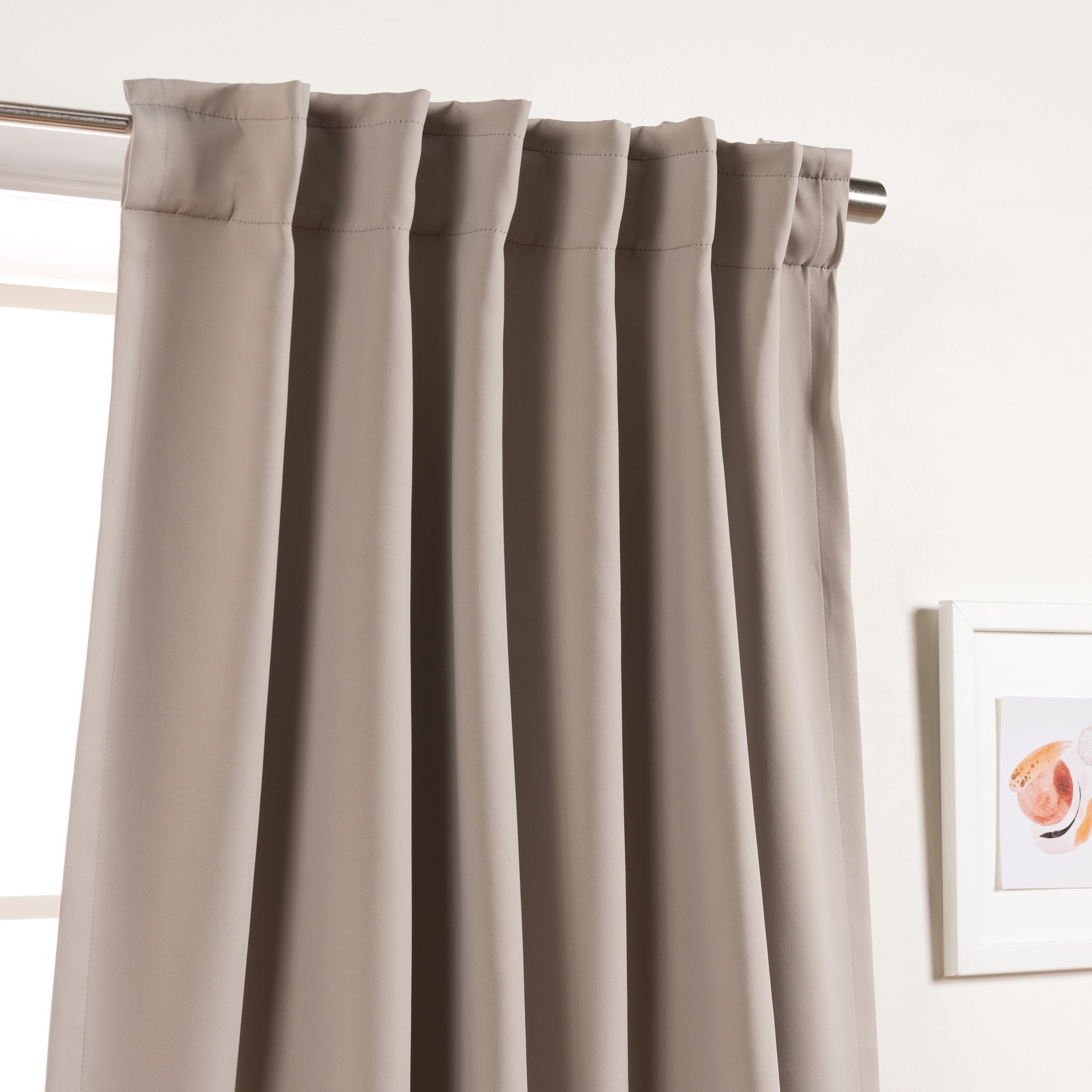Best Home Fashion SOLID-72-CLAY curtains - View #3