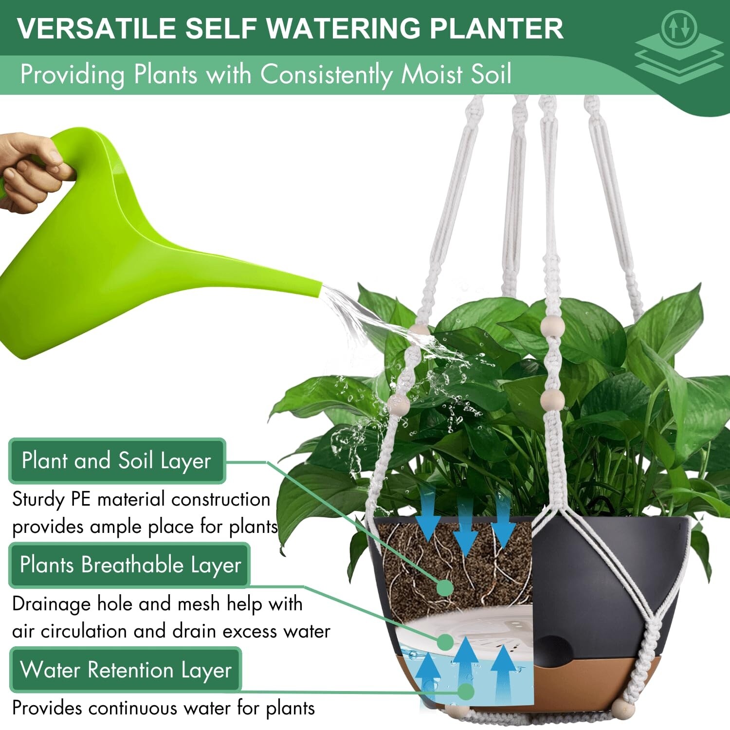 Adrinfly L05AD11038 Planter-Window-Box - View #5