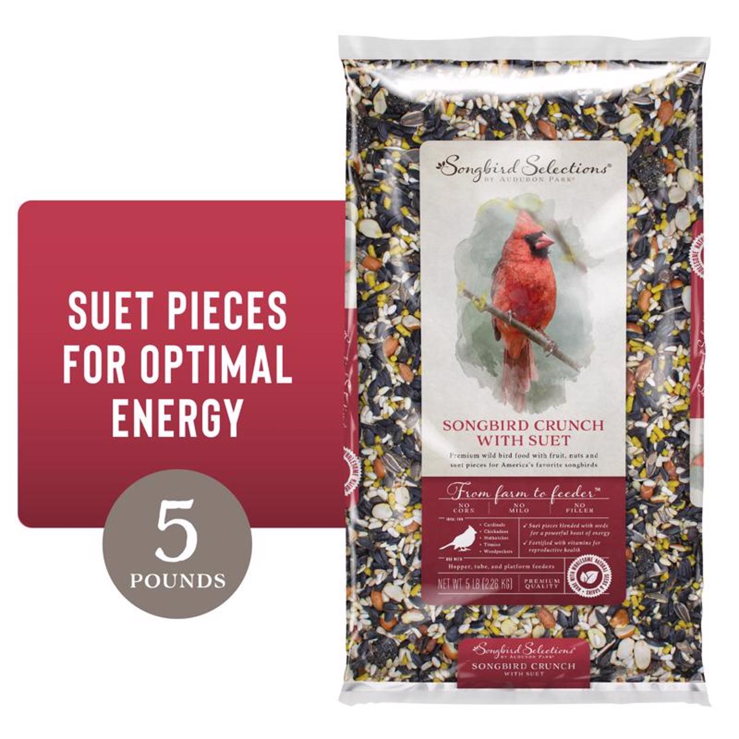 Audobon Songbird Crunch Wild Bird Food 5 lb