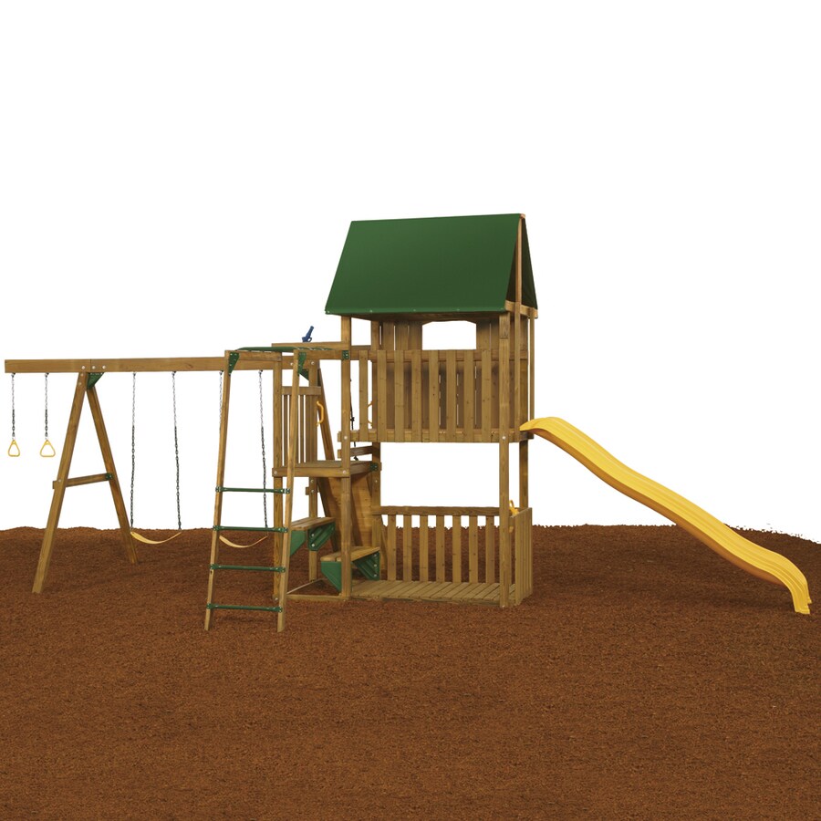 PlayStar Residential Wood Playset at