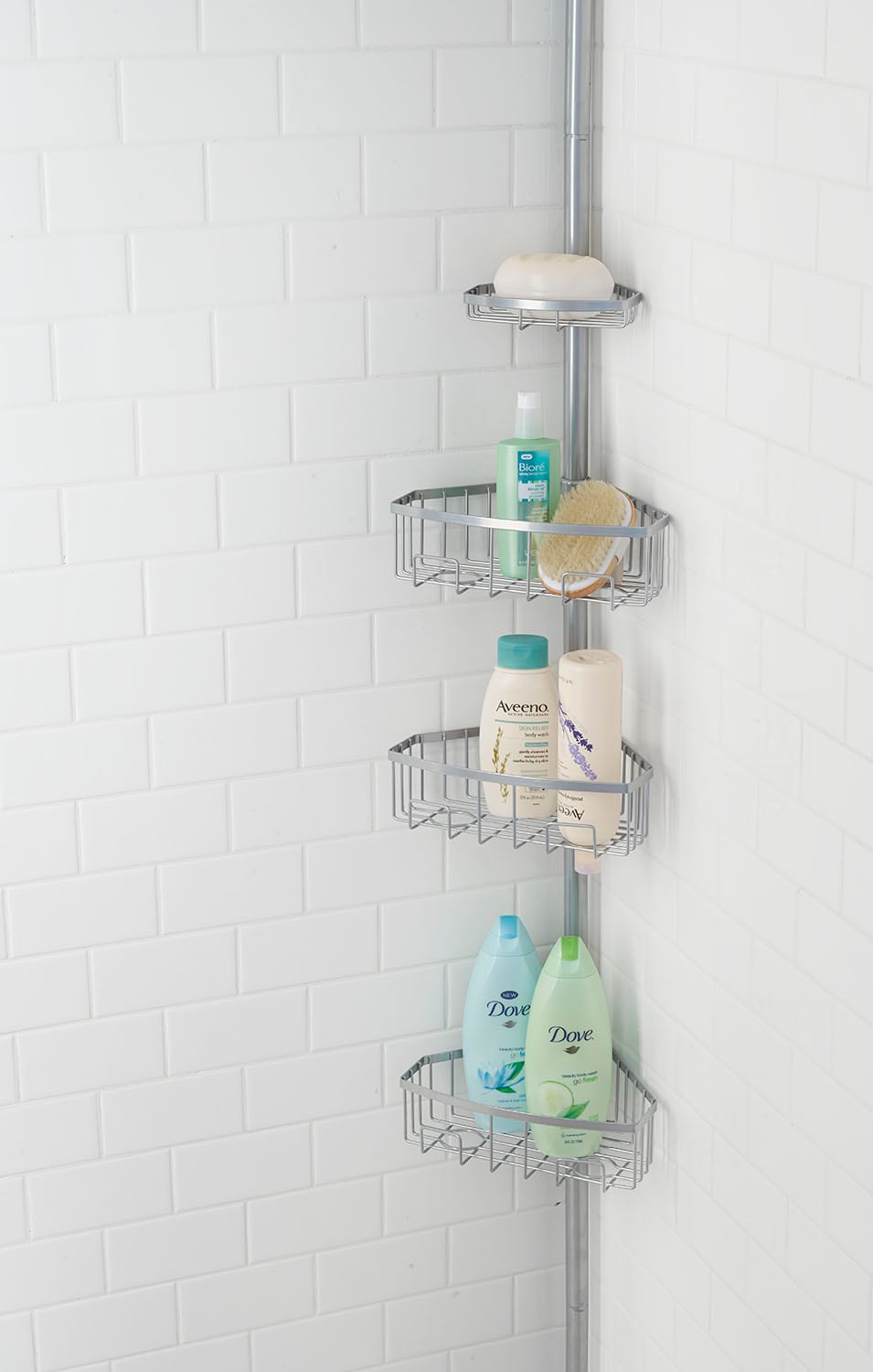 Uniware Chrome Plated Shower Caddy , Rust Resistant