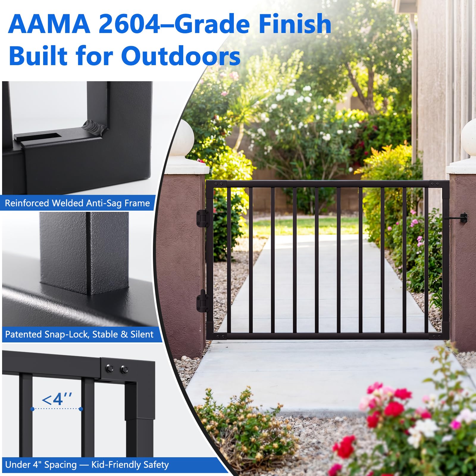 Justincity LJT0805J437 Deck-Railing-Gates - View #4